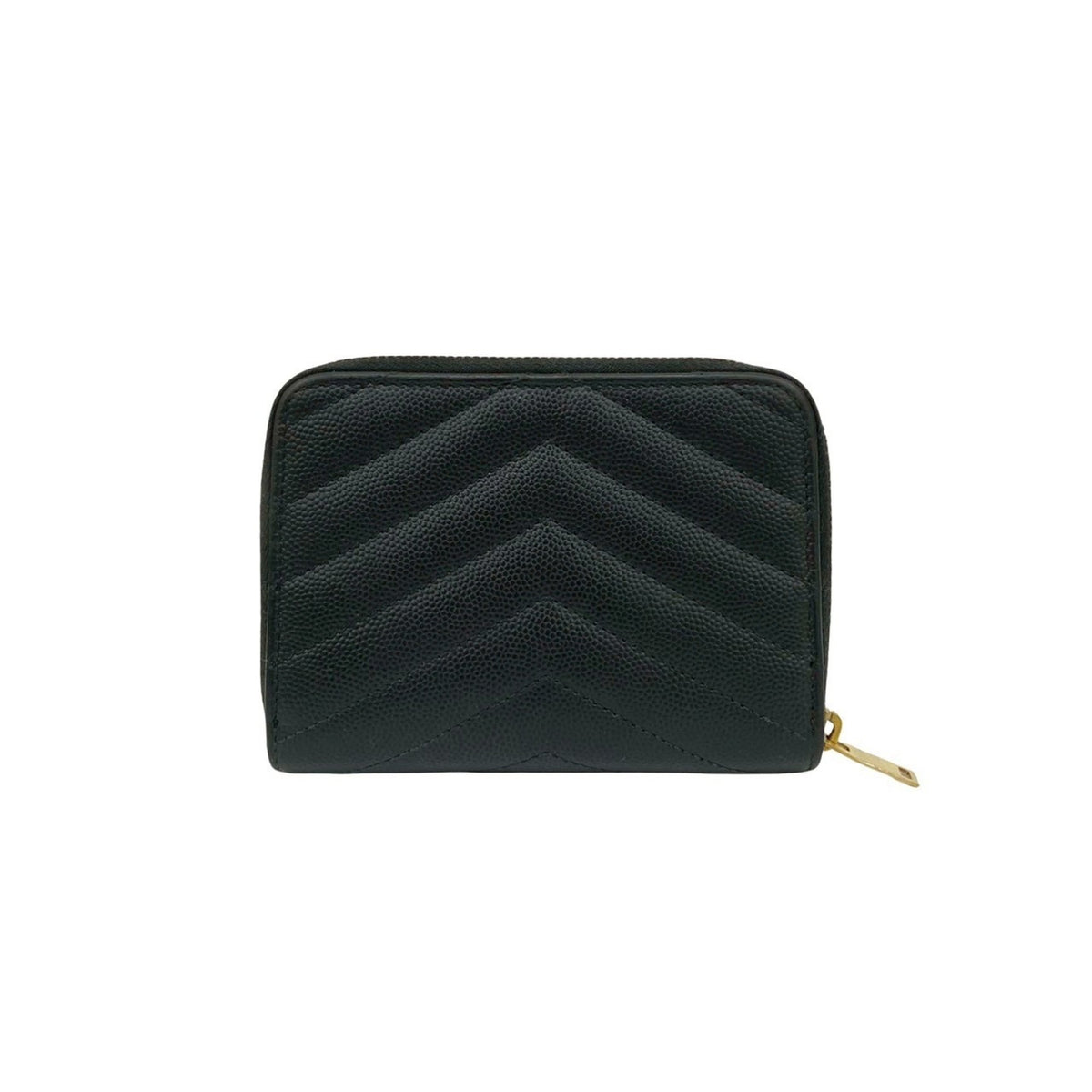 Saint Laurent Black Leather Wallet (Bi-Fold) (Pre-Owned)