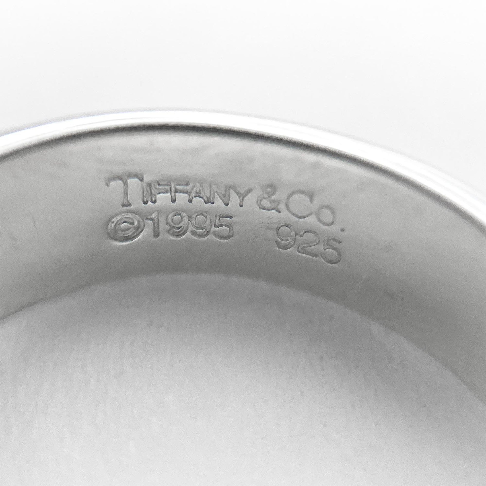 Tiffany Silver Silver 925 Band Ring (Pre-Owned)