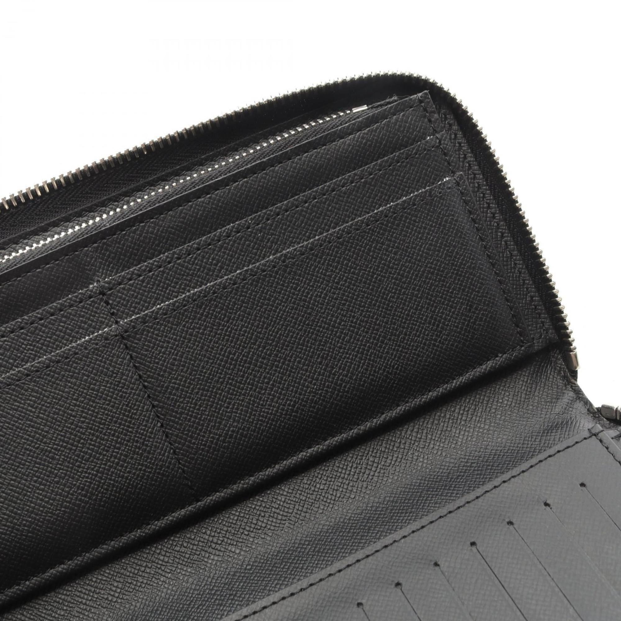 Louis Vuitton Black Noir Epi Leather Long Wallet (Bi-Fold) (Pre-Owned)