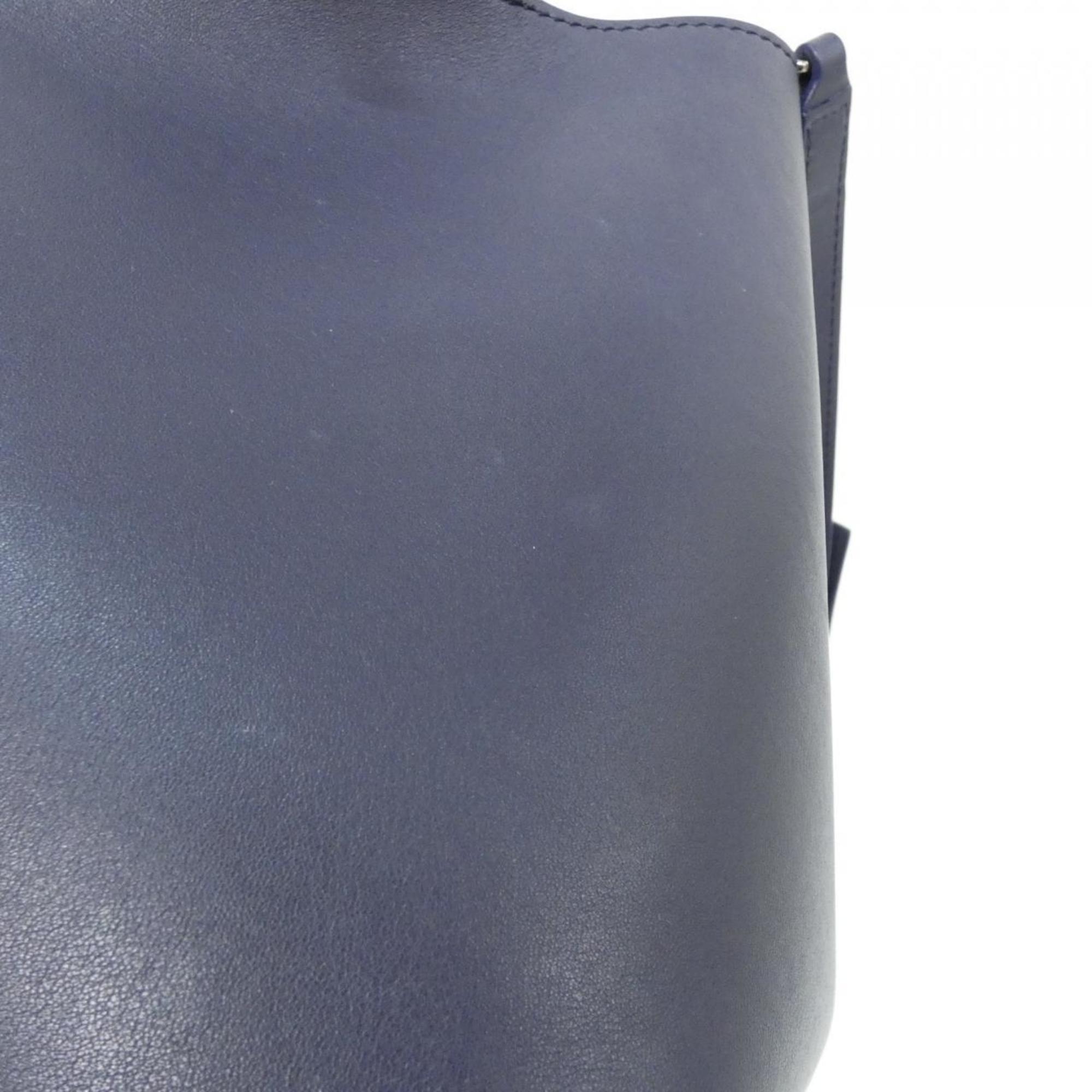 Loewe Blue Leather Handbag (Pre-Owned)