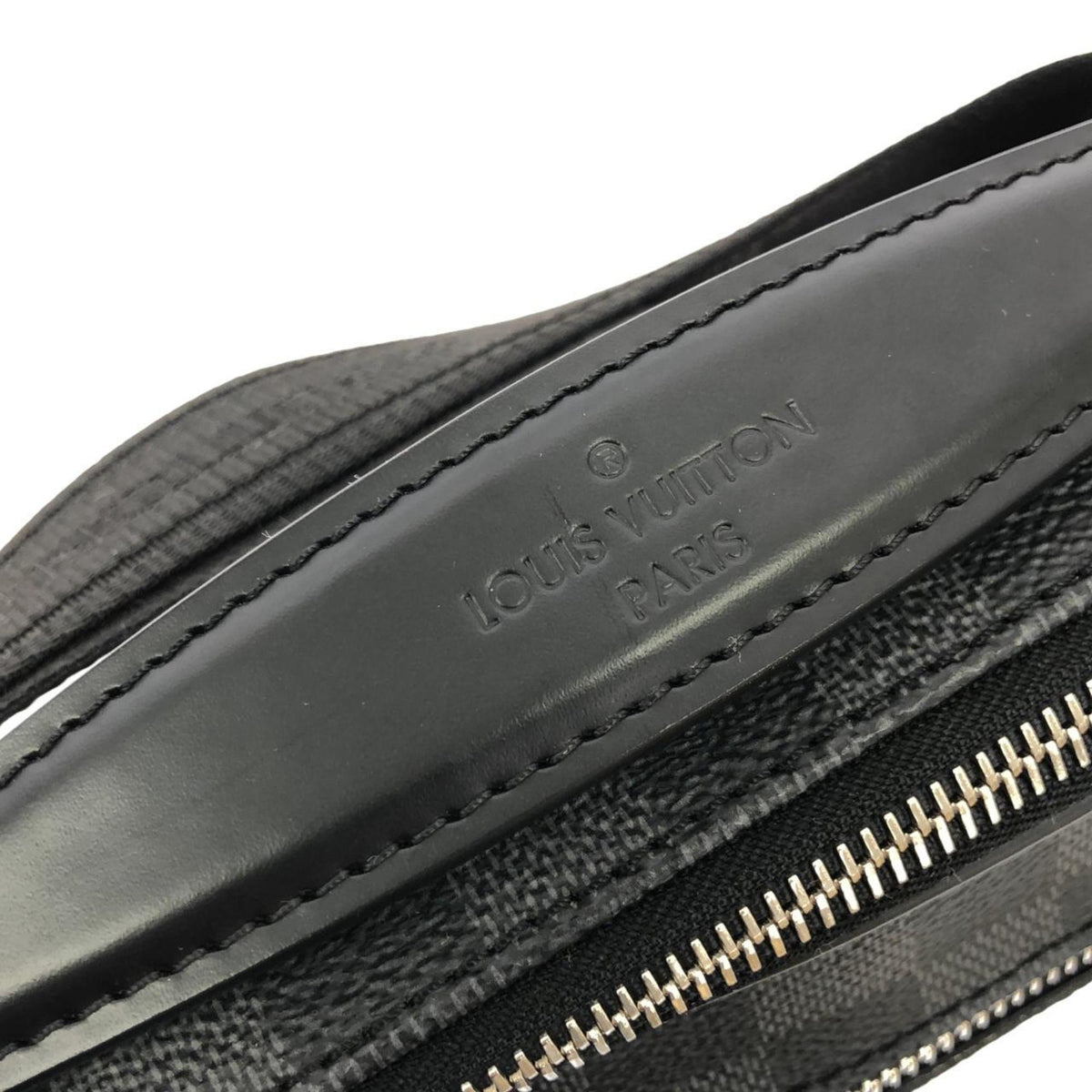 Louis Vuitton Graphite Coated Canvas Shoulder Bag (Pre-Owned)
