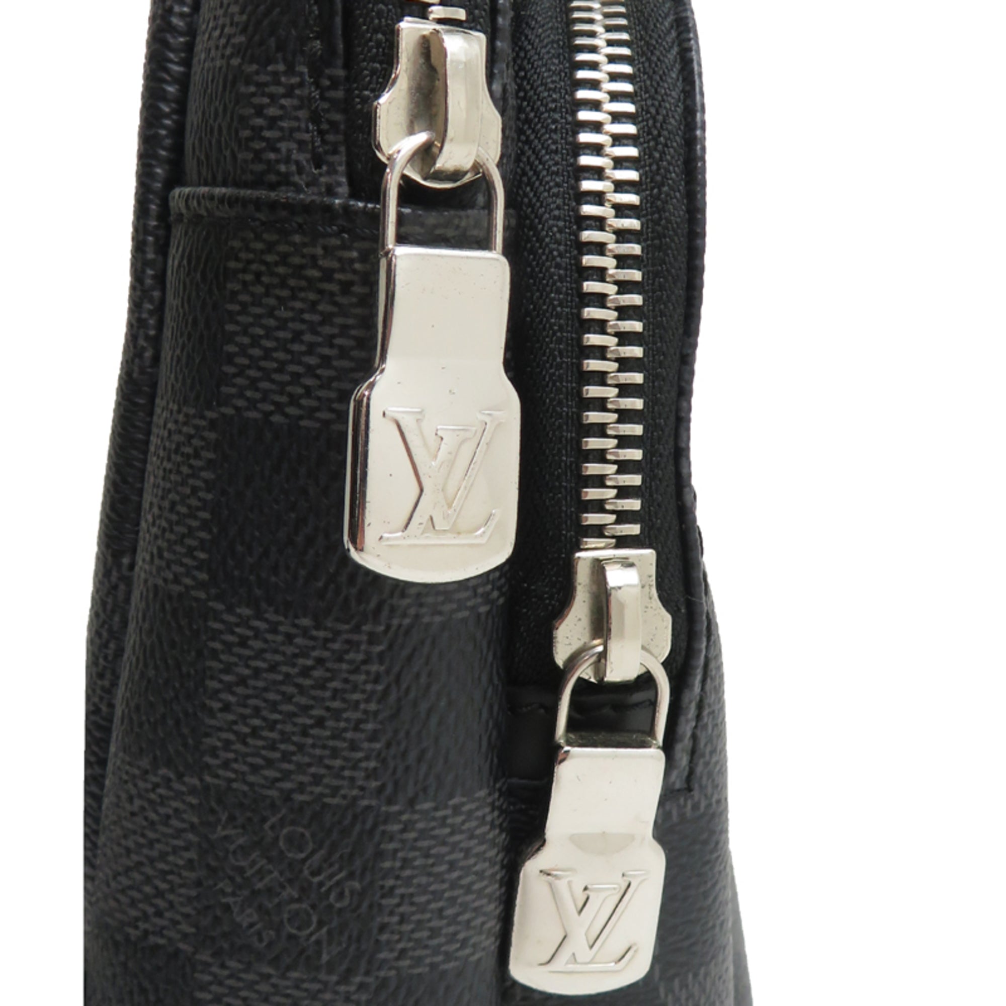 Louis Vuitton Black Damier Graphite Sling Bag (Pre-Owned)