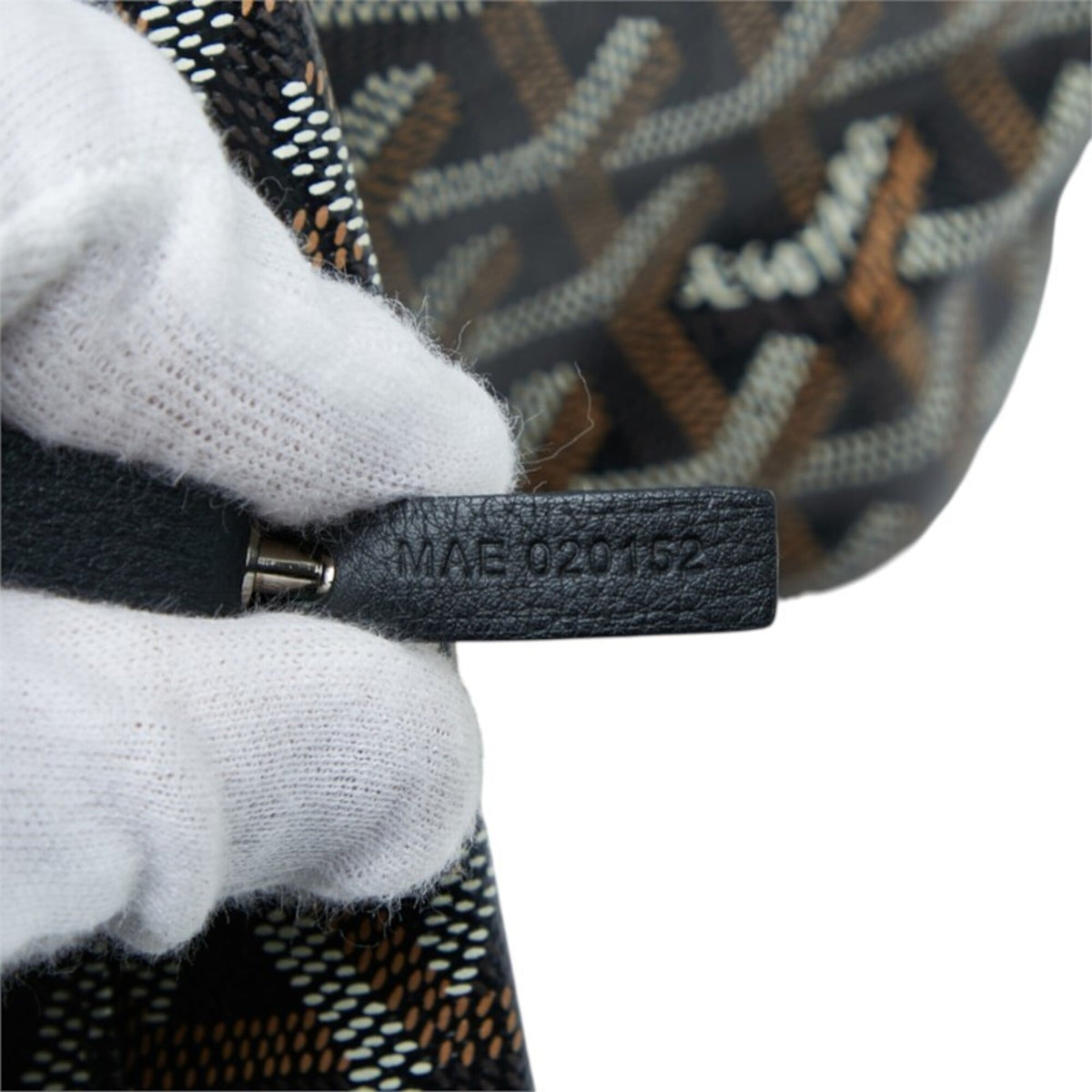Goyard Black Brown Pvc Leather Pouch Tote Bag (Pre-Owned)