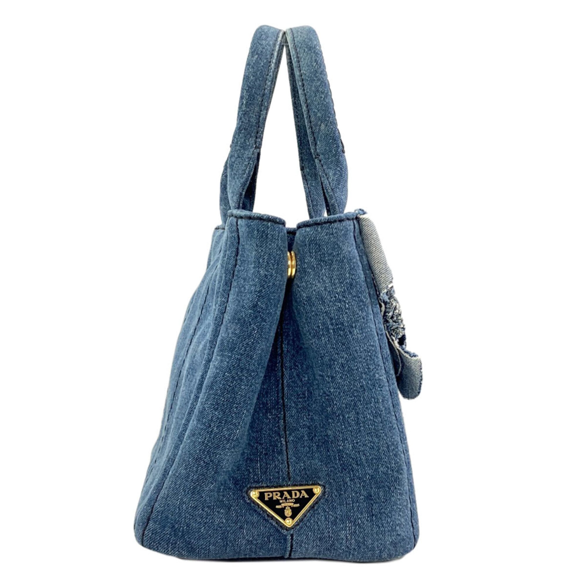 Prada Blue Denim Handbag (Pre-Owned)