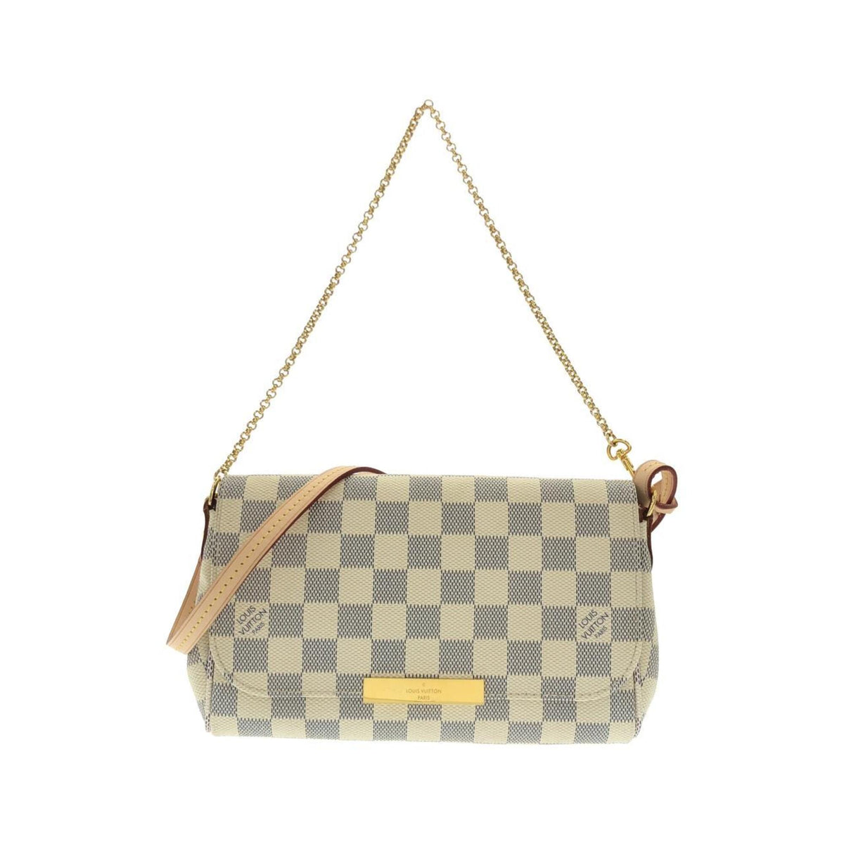 Louis Vuitton Azur Coated Canvas Shoulder Bag (Pre-Owned)