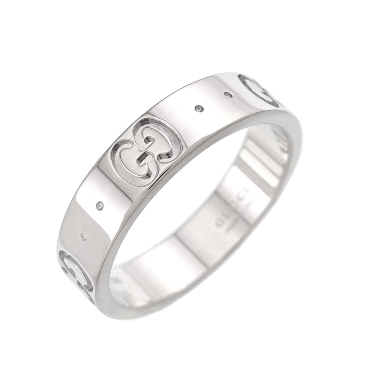 Gucci White Gold (18K) Band Ring (Pre-Owned)