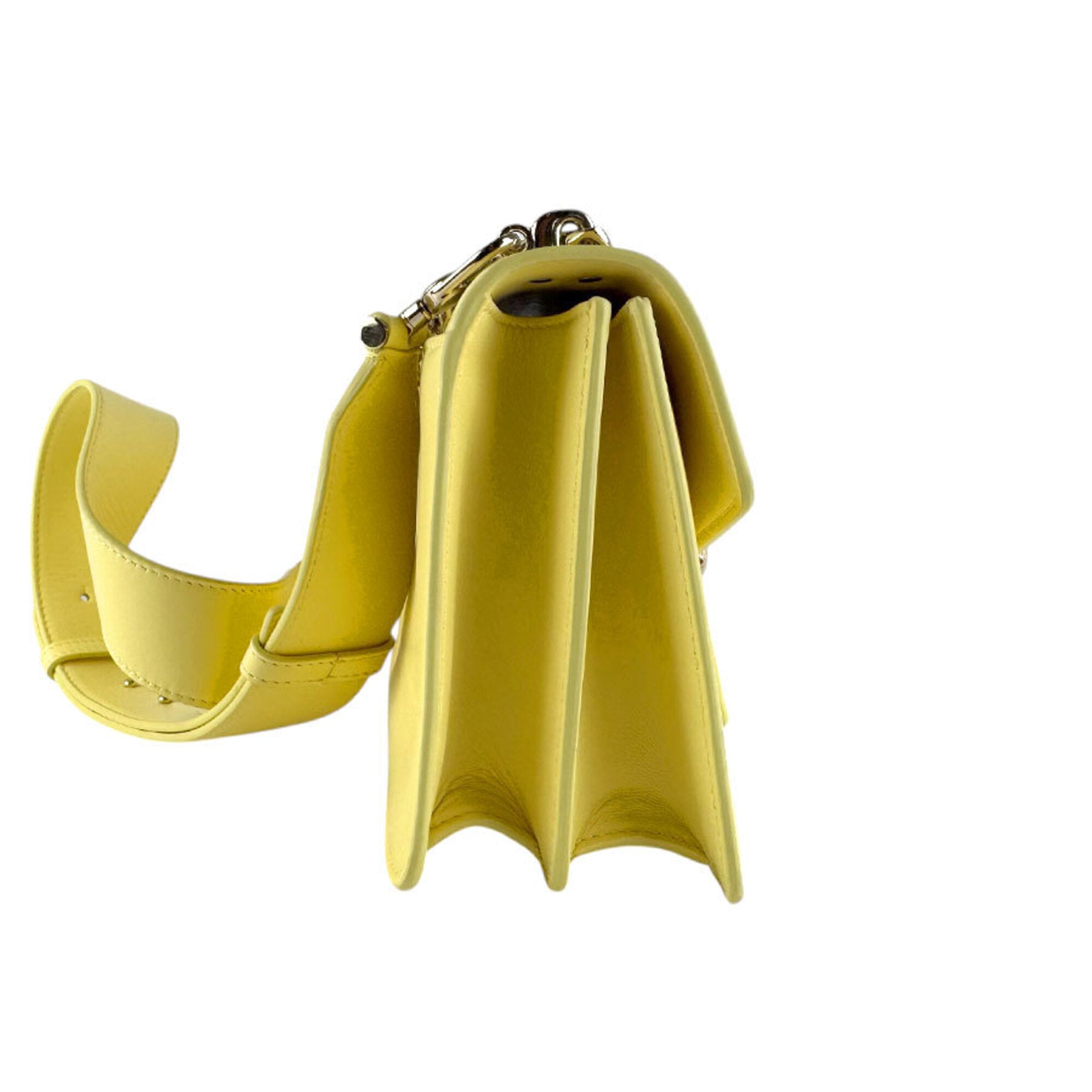 Bvlgari Yellow Leather Shoulder Bag (Pre-Owned)