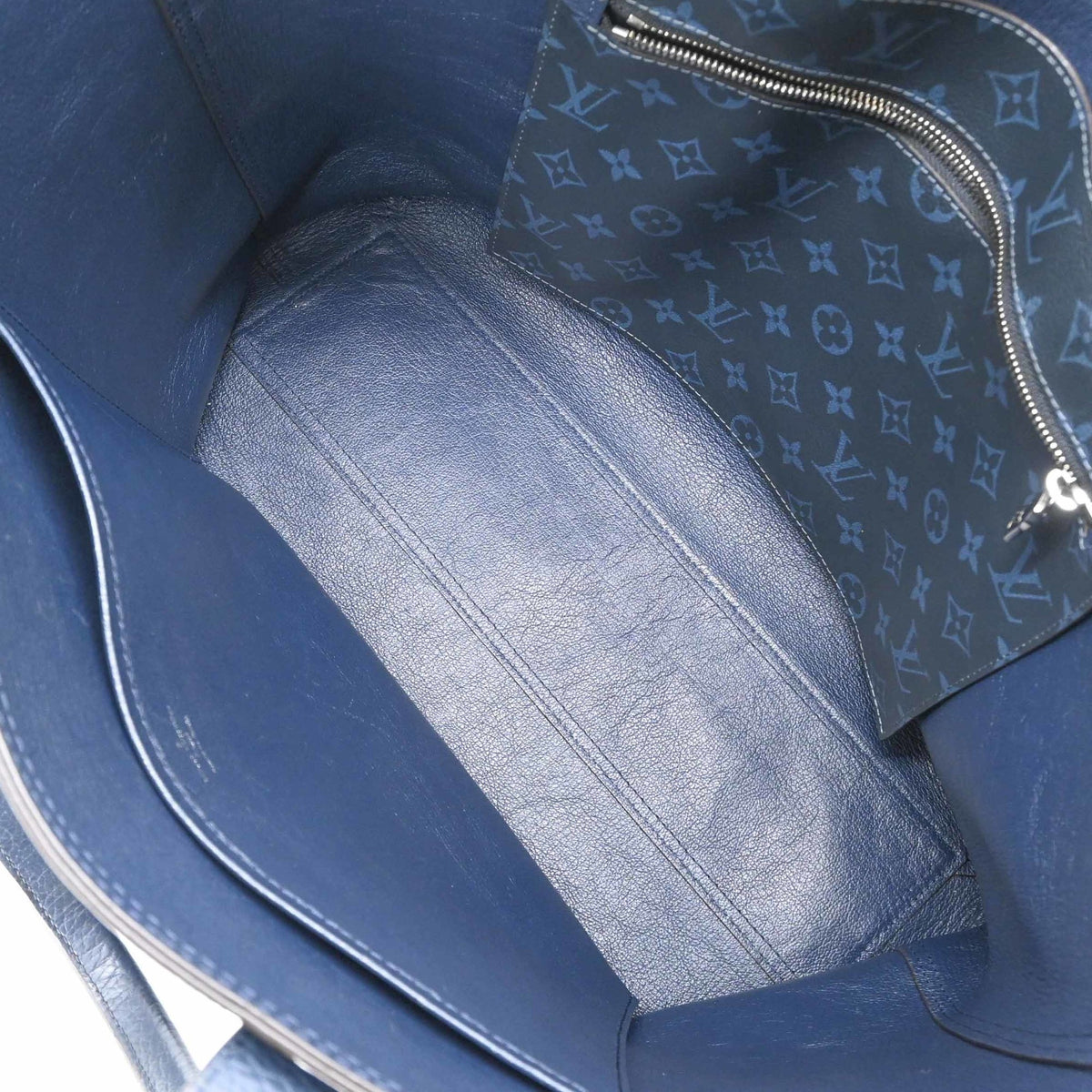 Louis Vuitton Navy Tote Bag (Pre-Owned)