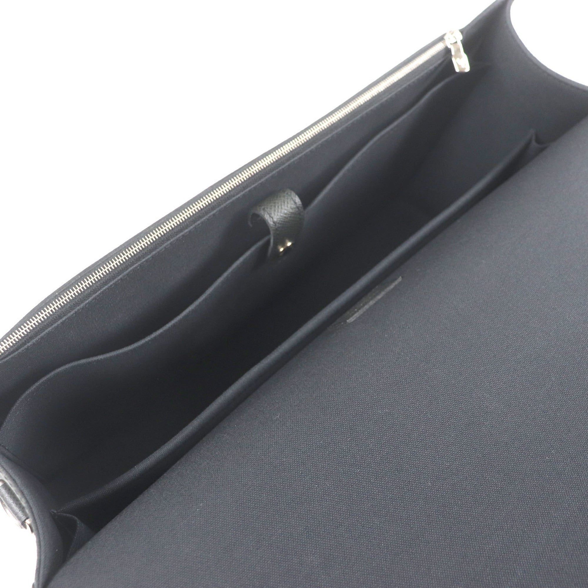 Louis Vuitton Ardoise Taiga Leather Briefcase Shoulder Bag (Pre-Owned)