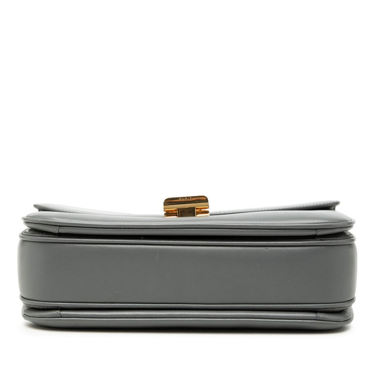 Celine Gray Leather Shoulder Bag (Pre-Owned)