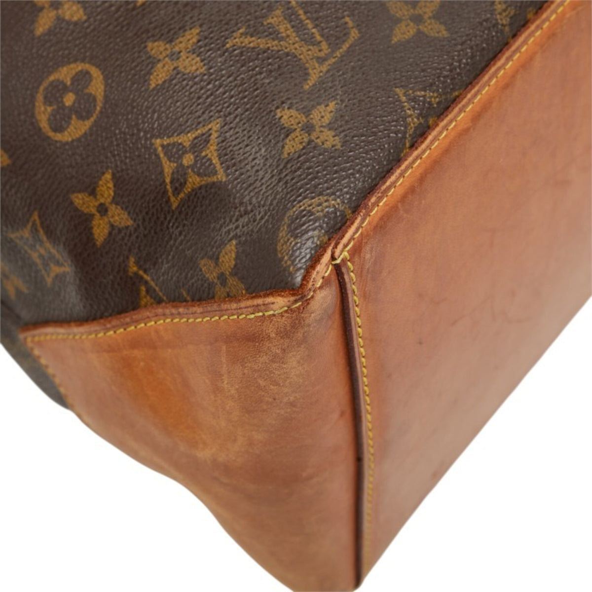 Louis Vuitton Brown Pvc Leather Shoulder Bag Tote Bag (Pre-Owned)