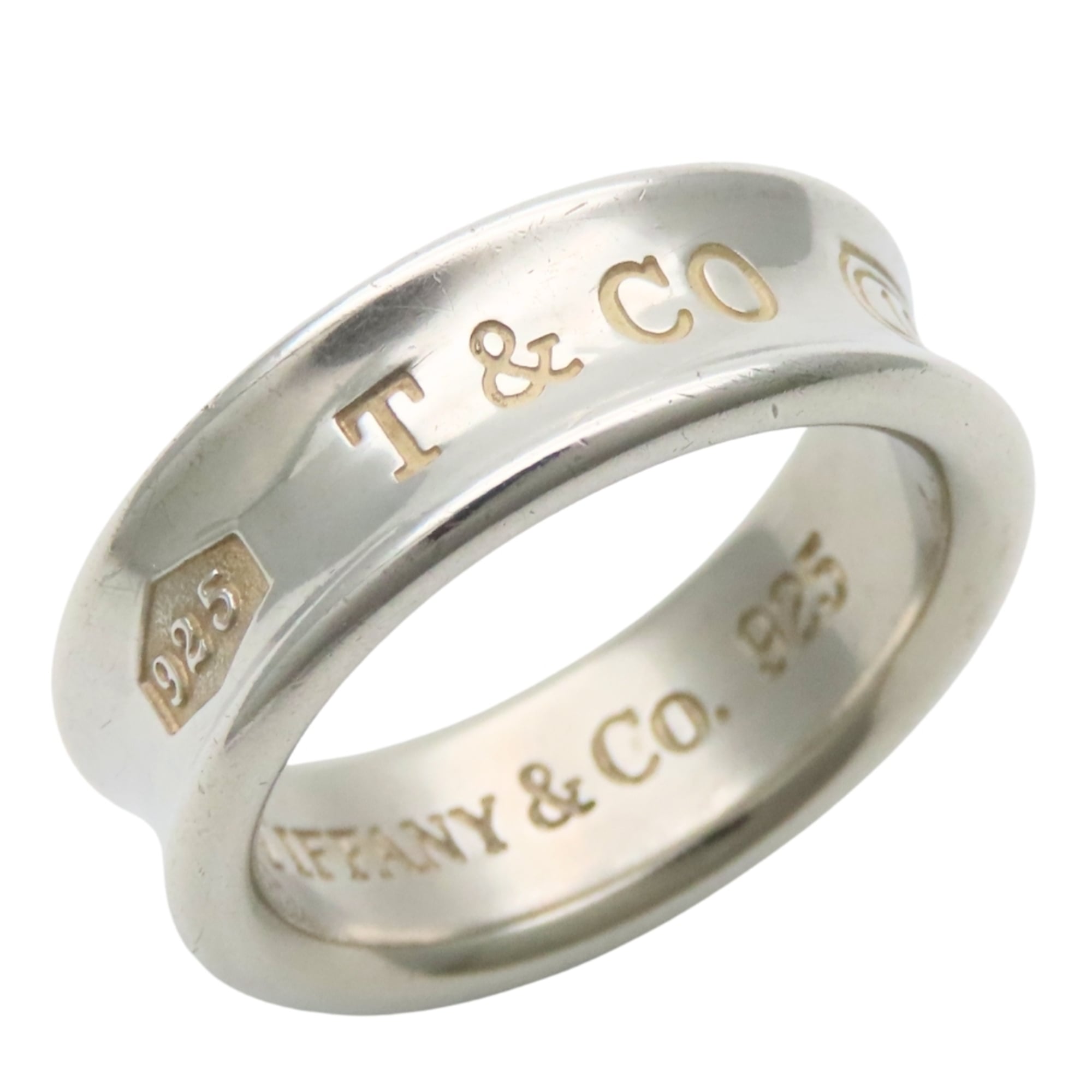 Tiffany Silver Silver 925 Band Ring (Pre-Owned)