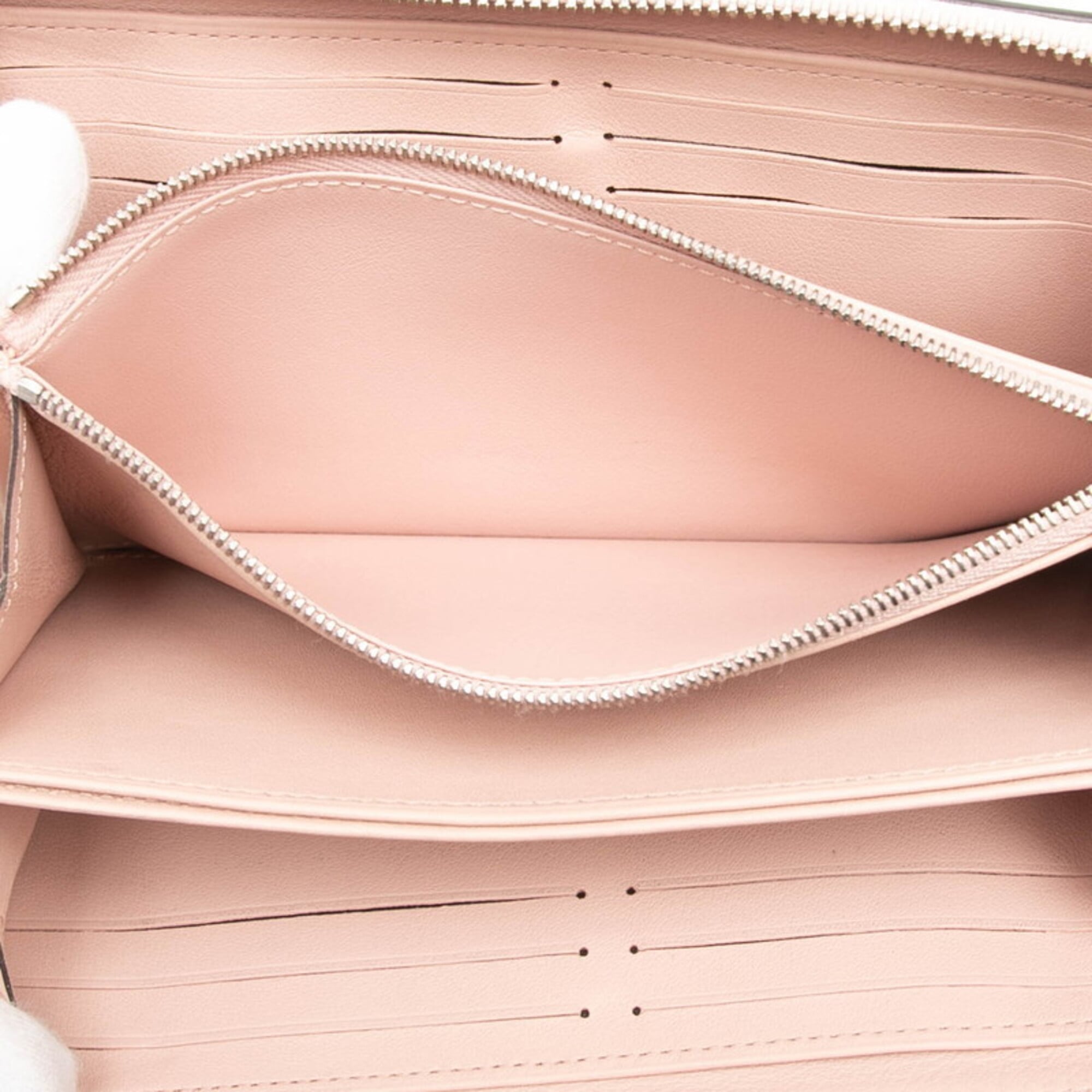 Louis Vuitton Pink Leather Long Wallet (Bi-Fold) (Pre-Owned)