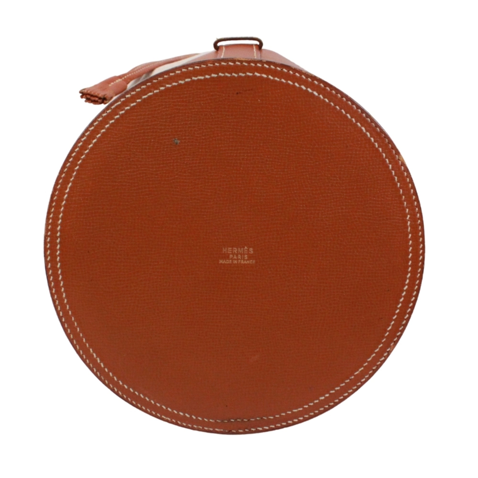 Hermes Brown Ivory Toile H Courchevel Leather Shoulder Bag (Pre-Owned)