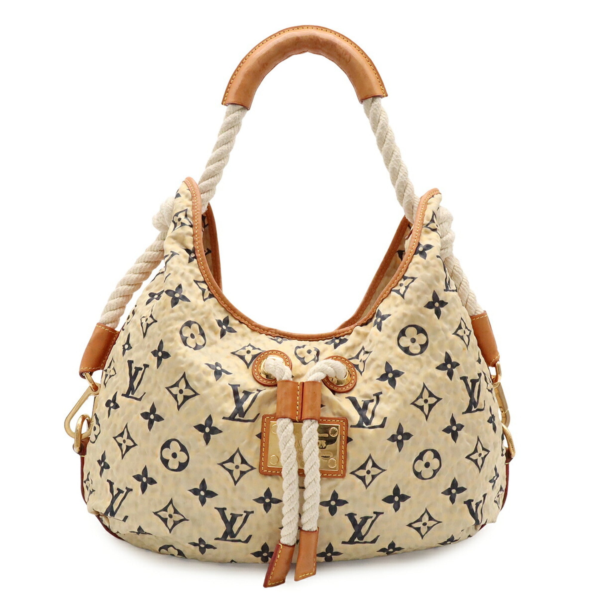 Louis Vuitton Beige Nylon Shoulder Bag (Pre-Owned)