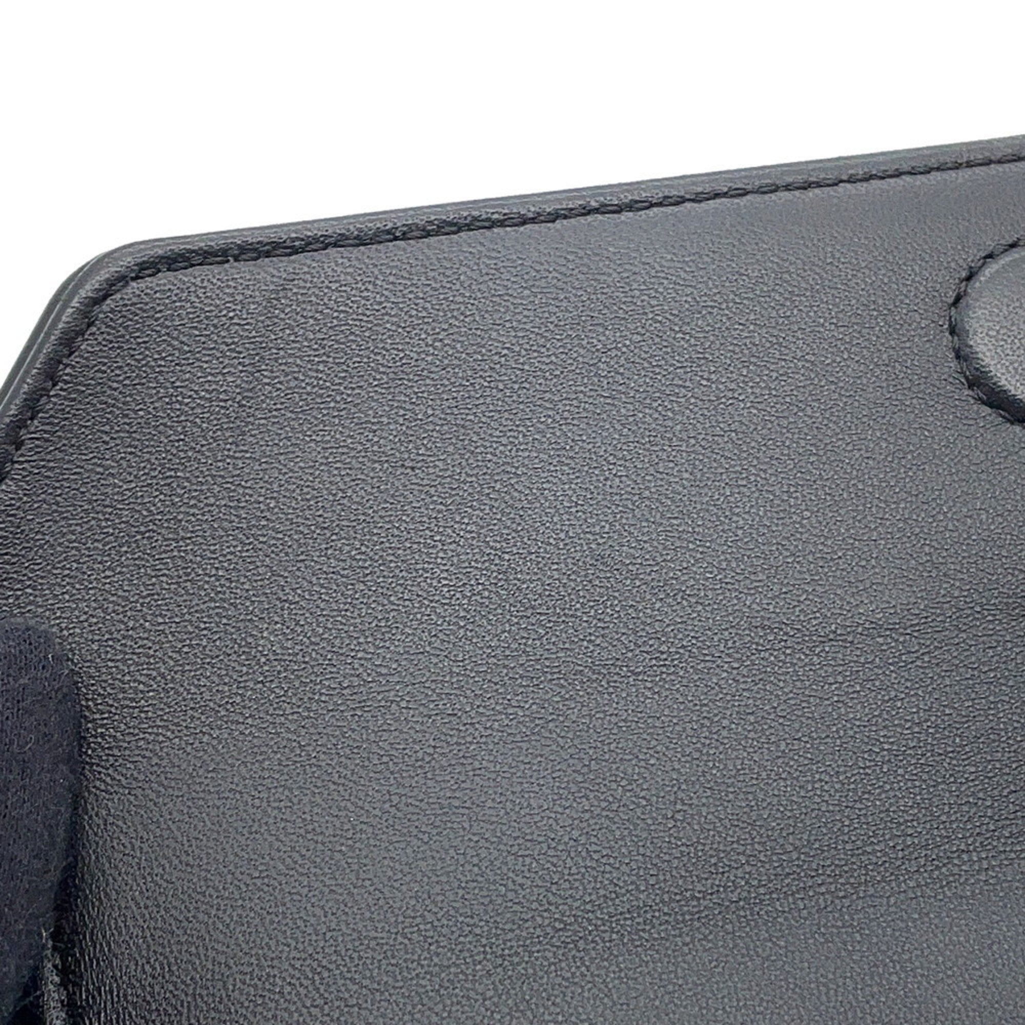 Celine Black Leather Handbag Pochette Shoulder Bag (Pre-Owned)