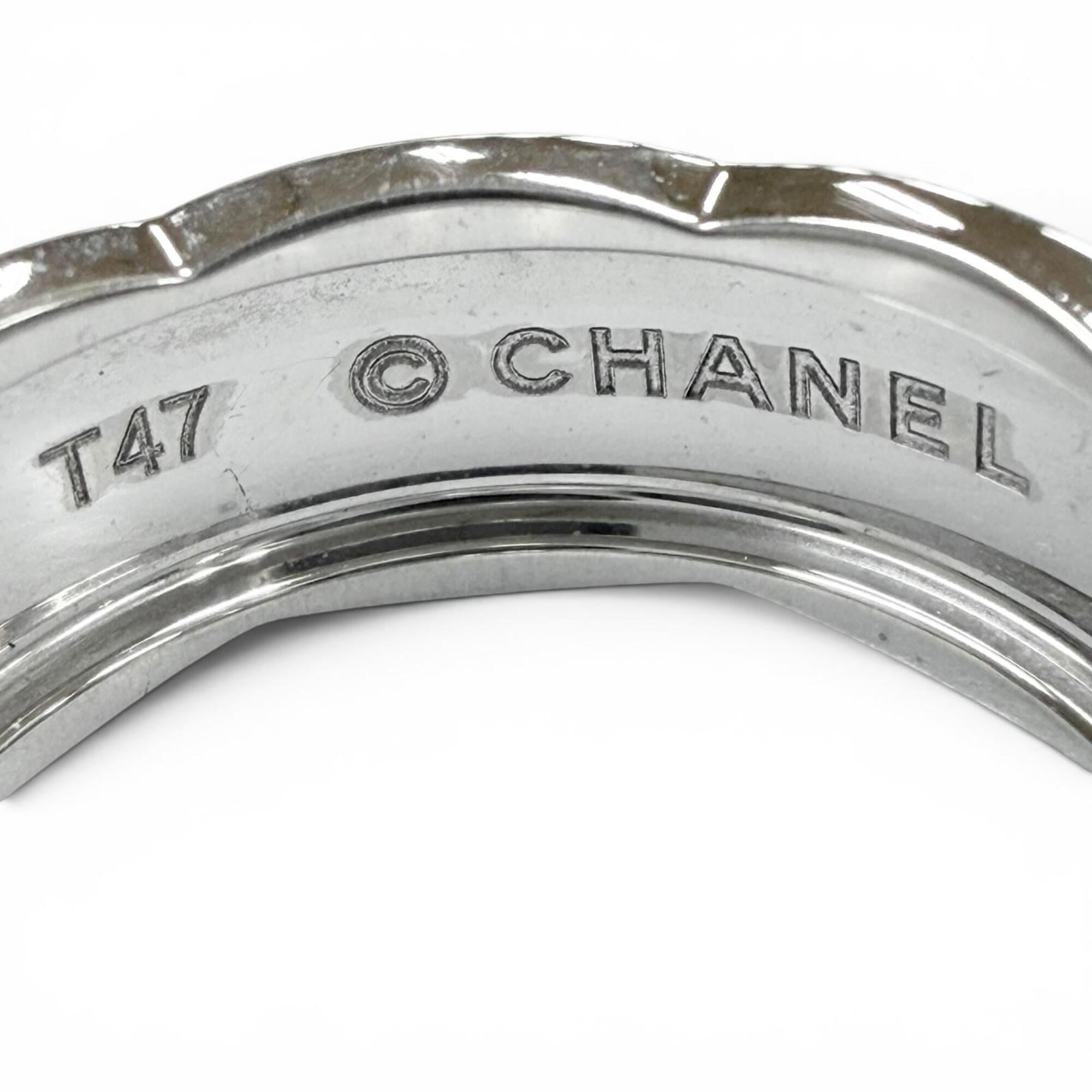 Chanel Silver Band Ring (Pre-Owned)