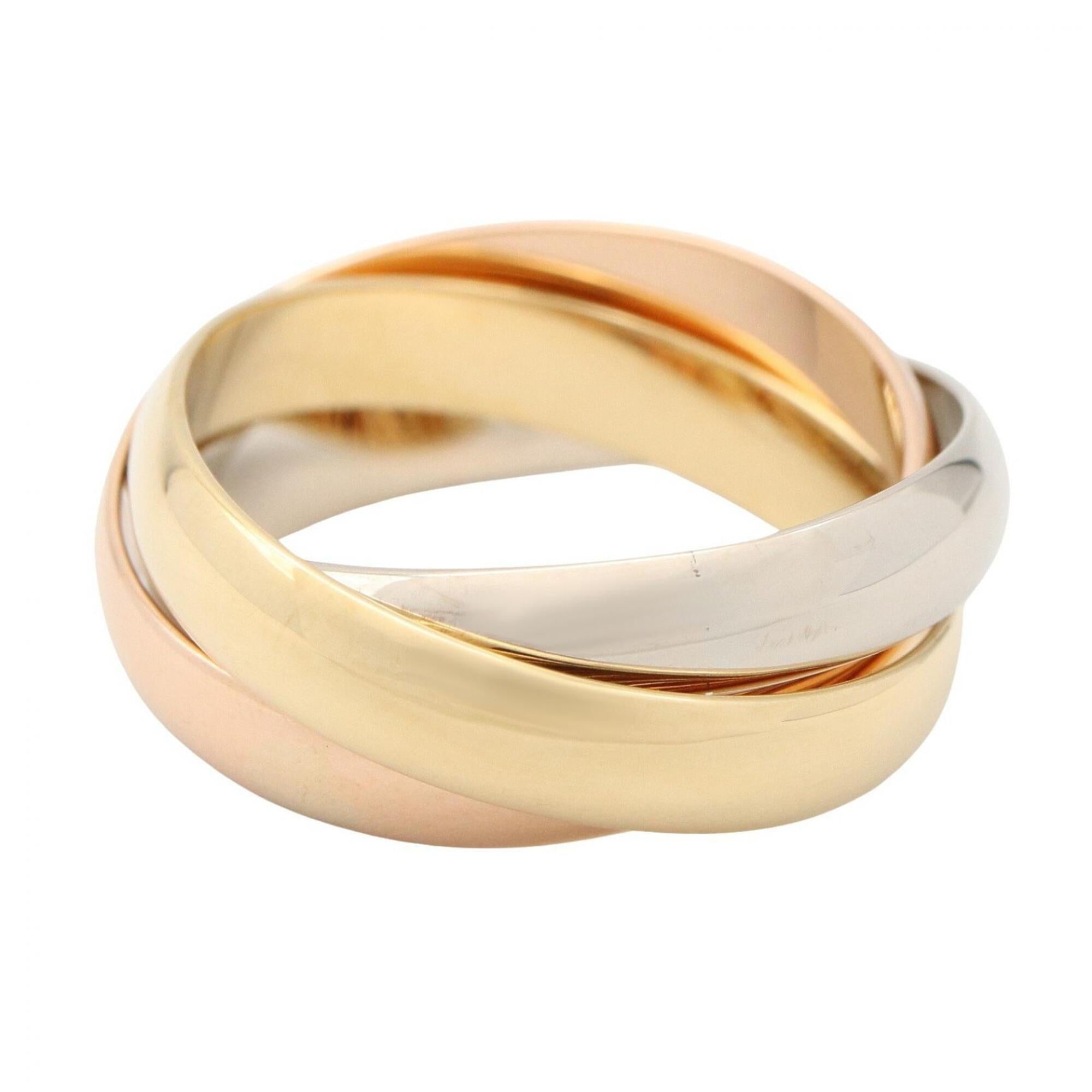 Cartier Gold Silver Yellow Gold (18K) Pink Gold (18K) White Gold (18K) Band Ring (Pre-Owned)