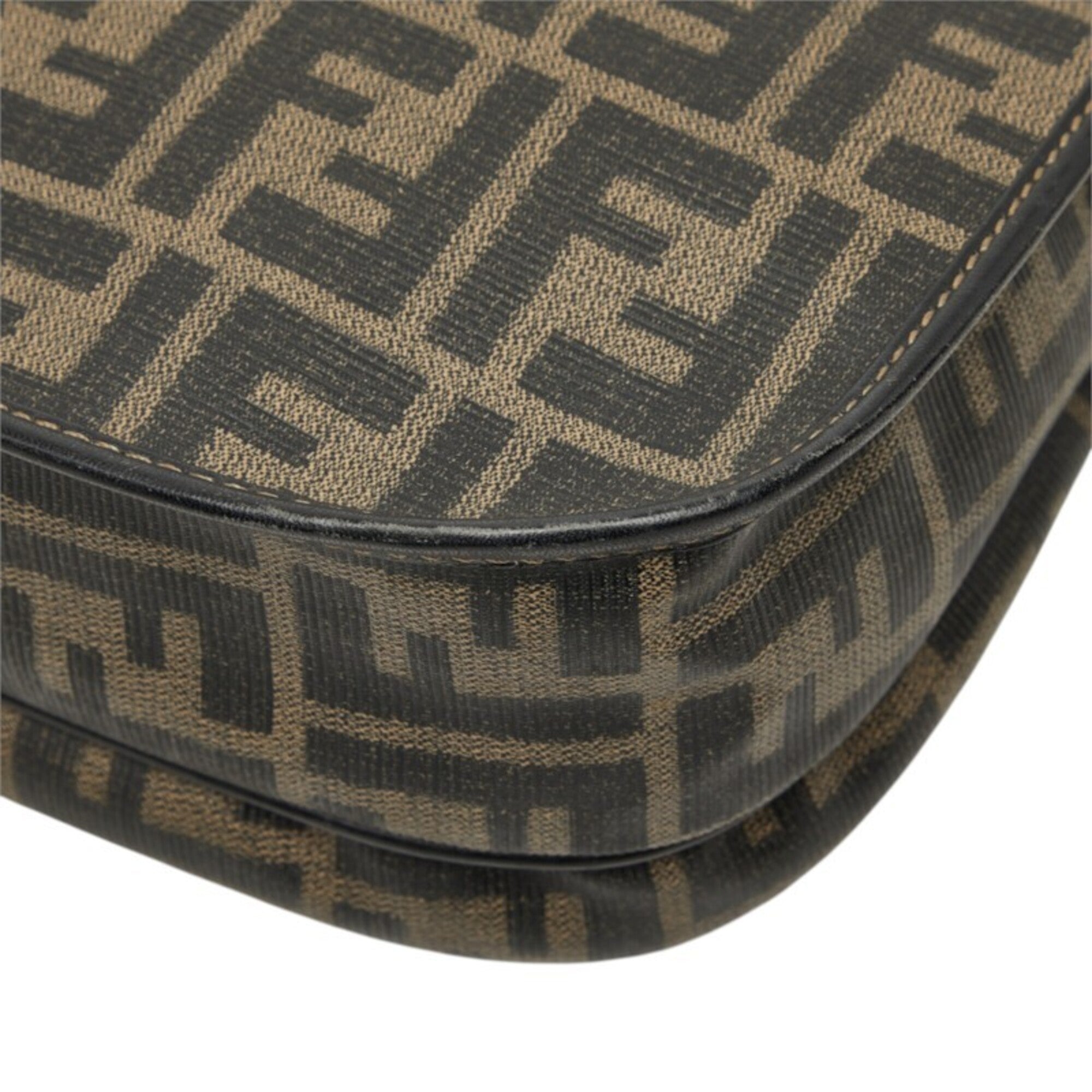 Fendi Brown Leather Shoulder Bag (Pre-Owned)