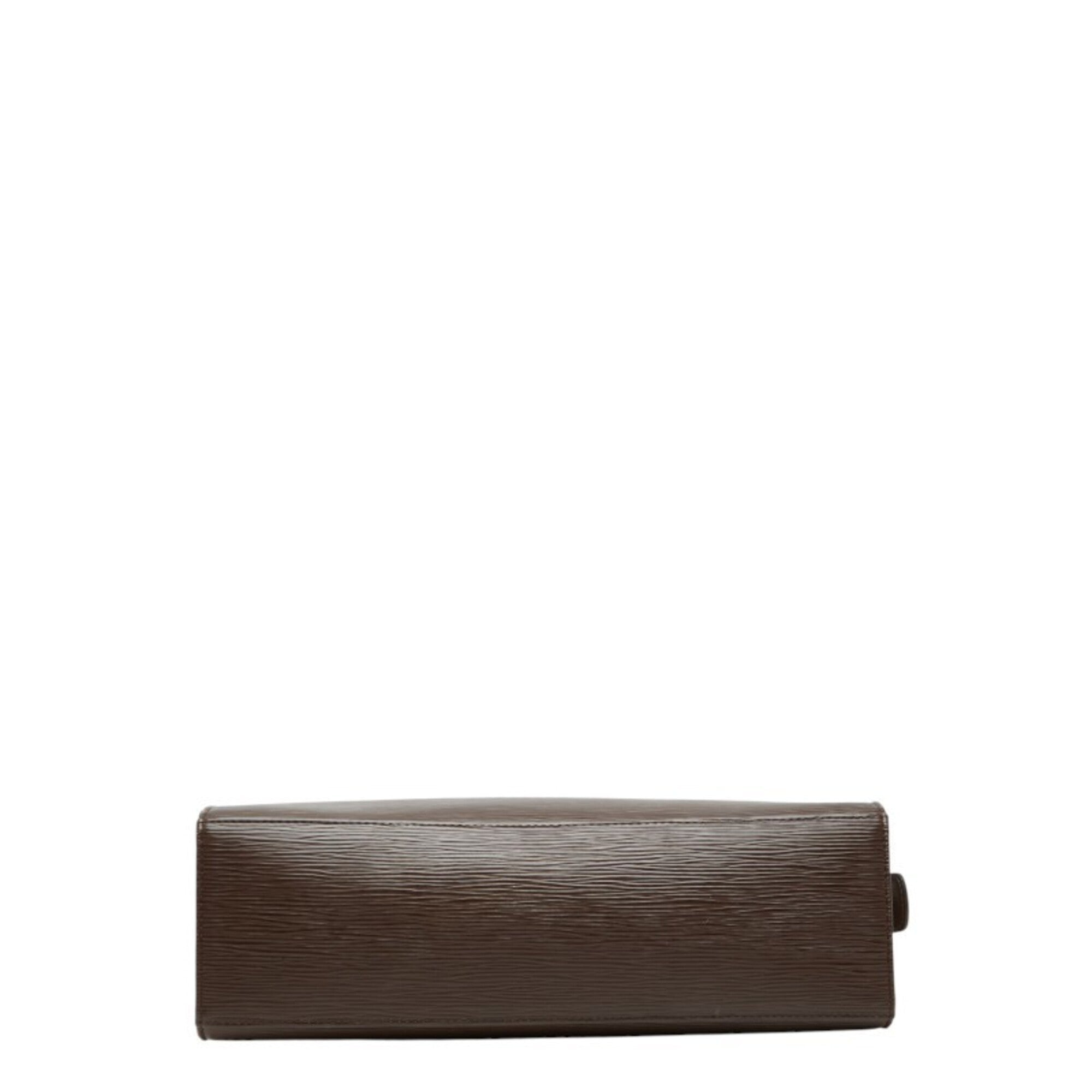 Louis Vuitton Brown Moka Leather Handbag (Pre-Owned)
