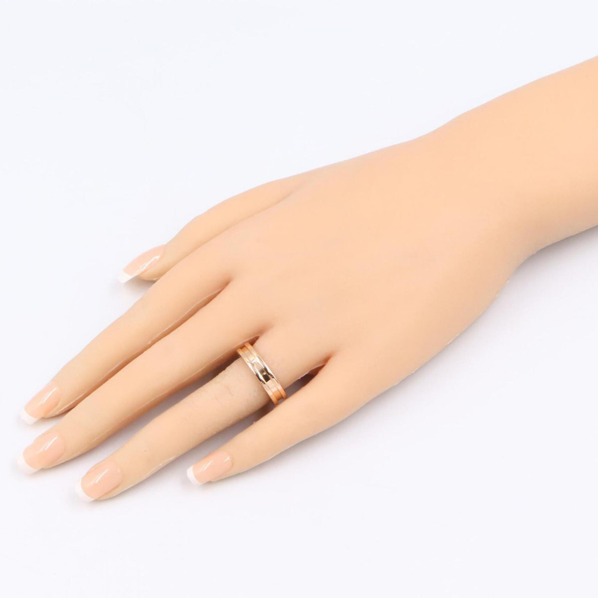 Bvlgari Gold Pink Gold (18K) Band Ring (Pre-Owned)