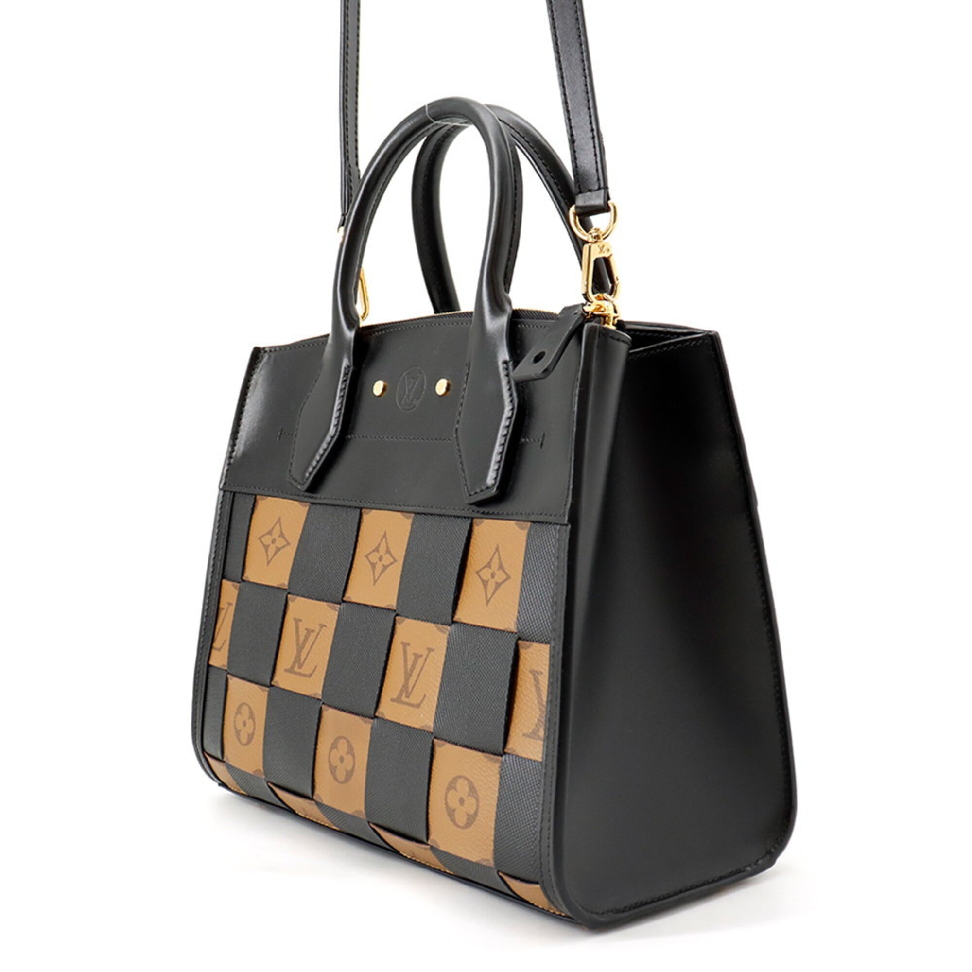 Louis Vuitton Monogram Reverse Noir Monogram Reverse Handbag Shoulder Bag (Pre-Owned)