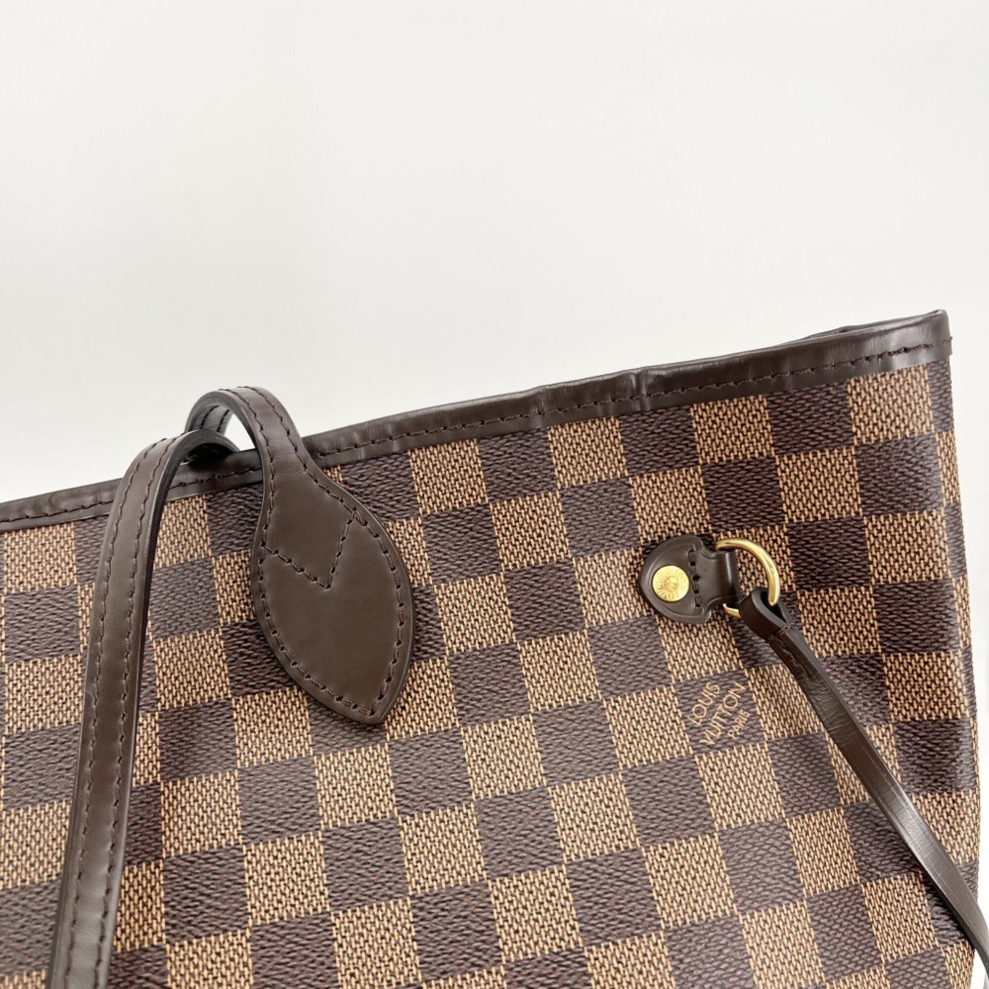 Louis Vuitton Brown Damier Canvas Damier Canvas Handbag Tote Bag (Pre-Owned)