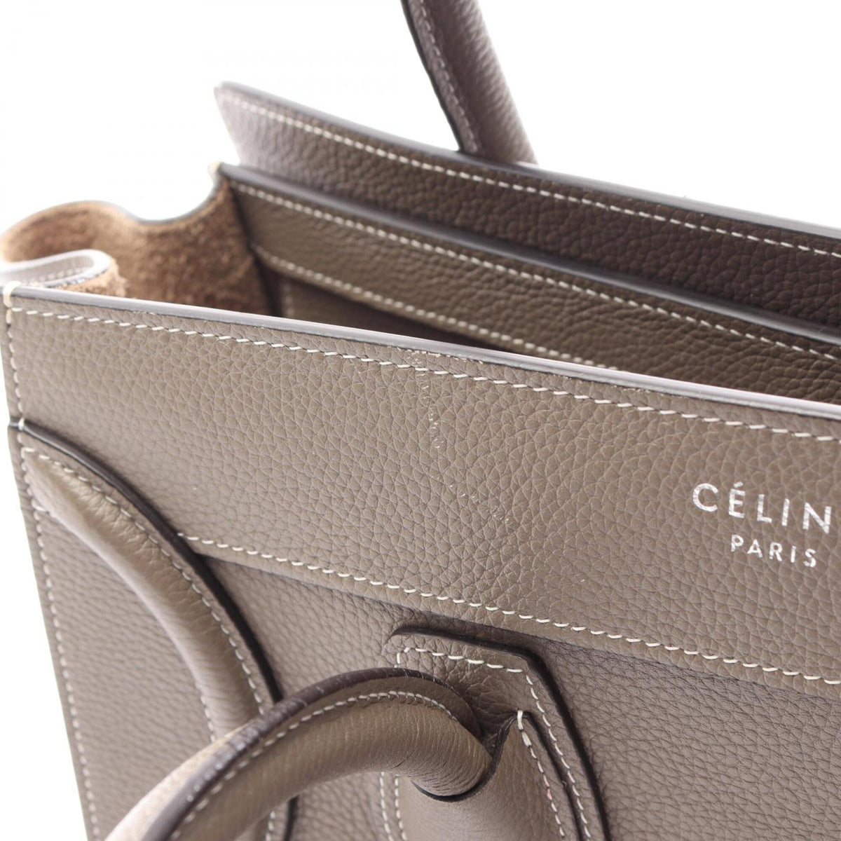 Celine Beige Leather Handbag (Pre-Owned)