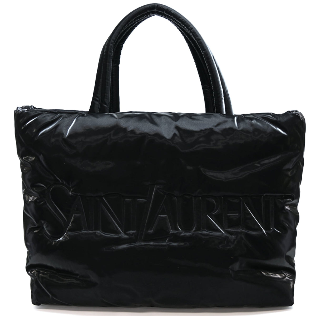 Saint Laurent Black Nylon Tote Bag (Pre-Owned)