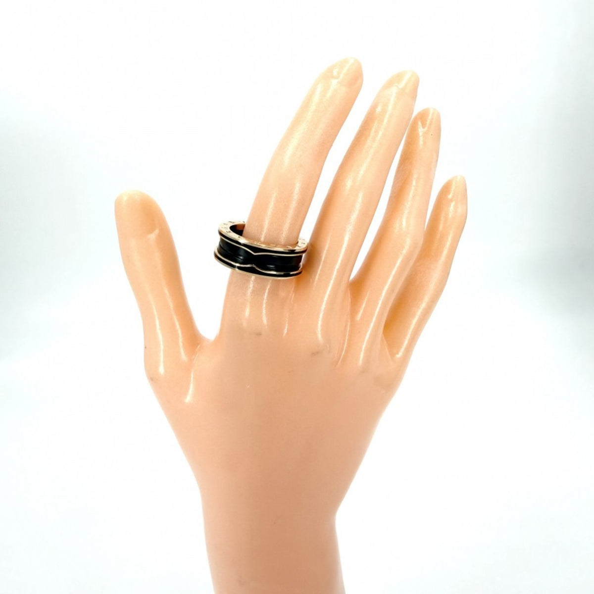 Bvlgari Pink Gold (18K) Ceramic Band Ring (Pre-Owned)