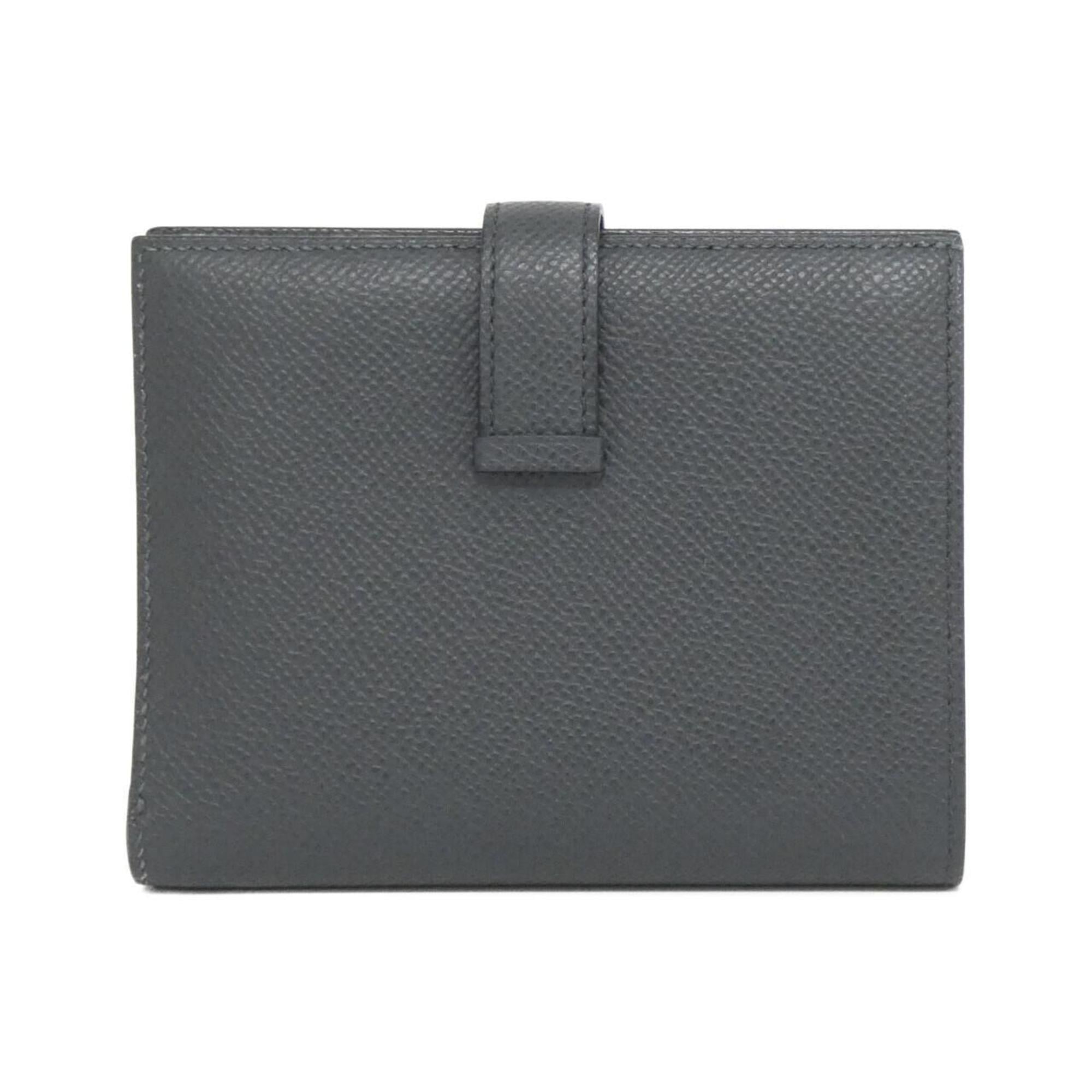 Hermes Vert Epsom Leather Middle Wallet (Tri-Fold) (Pre-Owned)