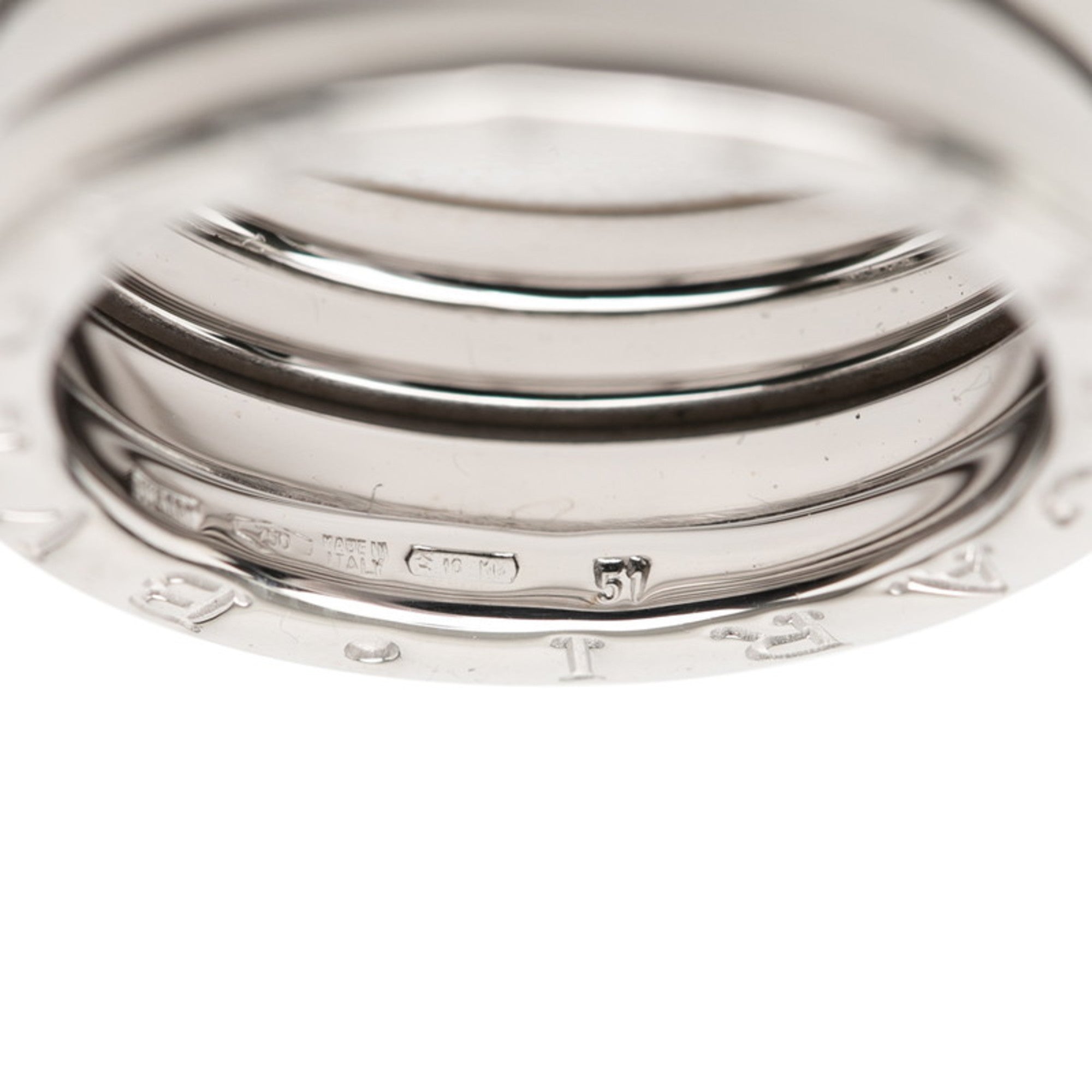 Bvlgari White Gold (18K) Band Ring (Pre-Owned)