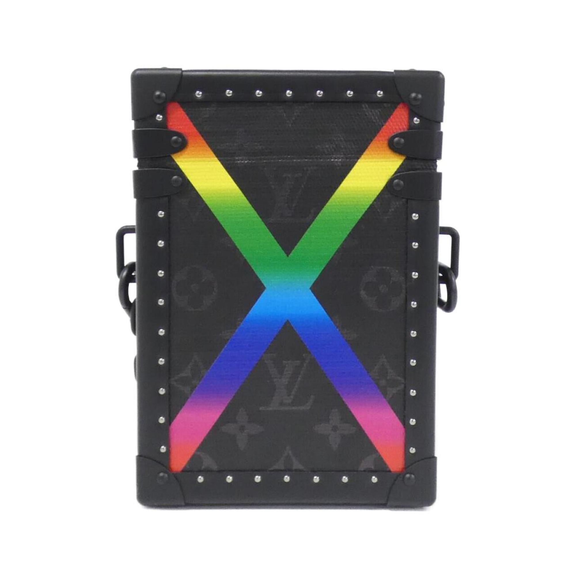 Louis Vuitton Black Coated Canvas Shoulder Bag (Pre-Owned)