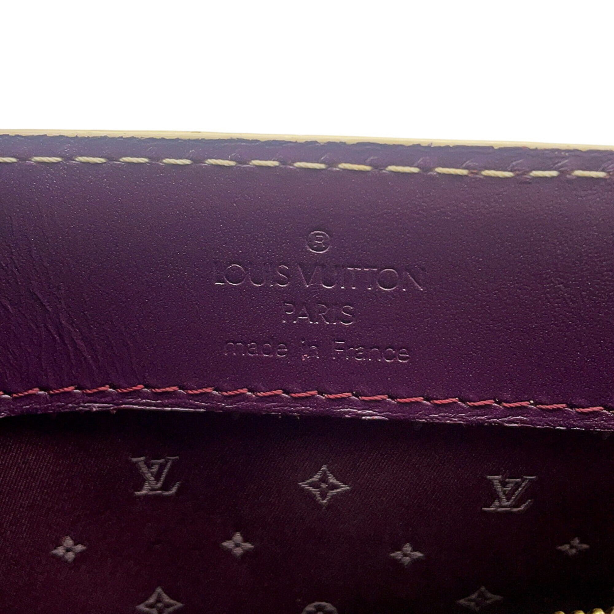 Louis Vuitton Purple Suhali Leather Handbag (Pre-Owned)