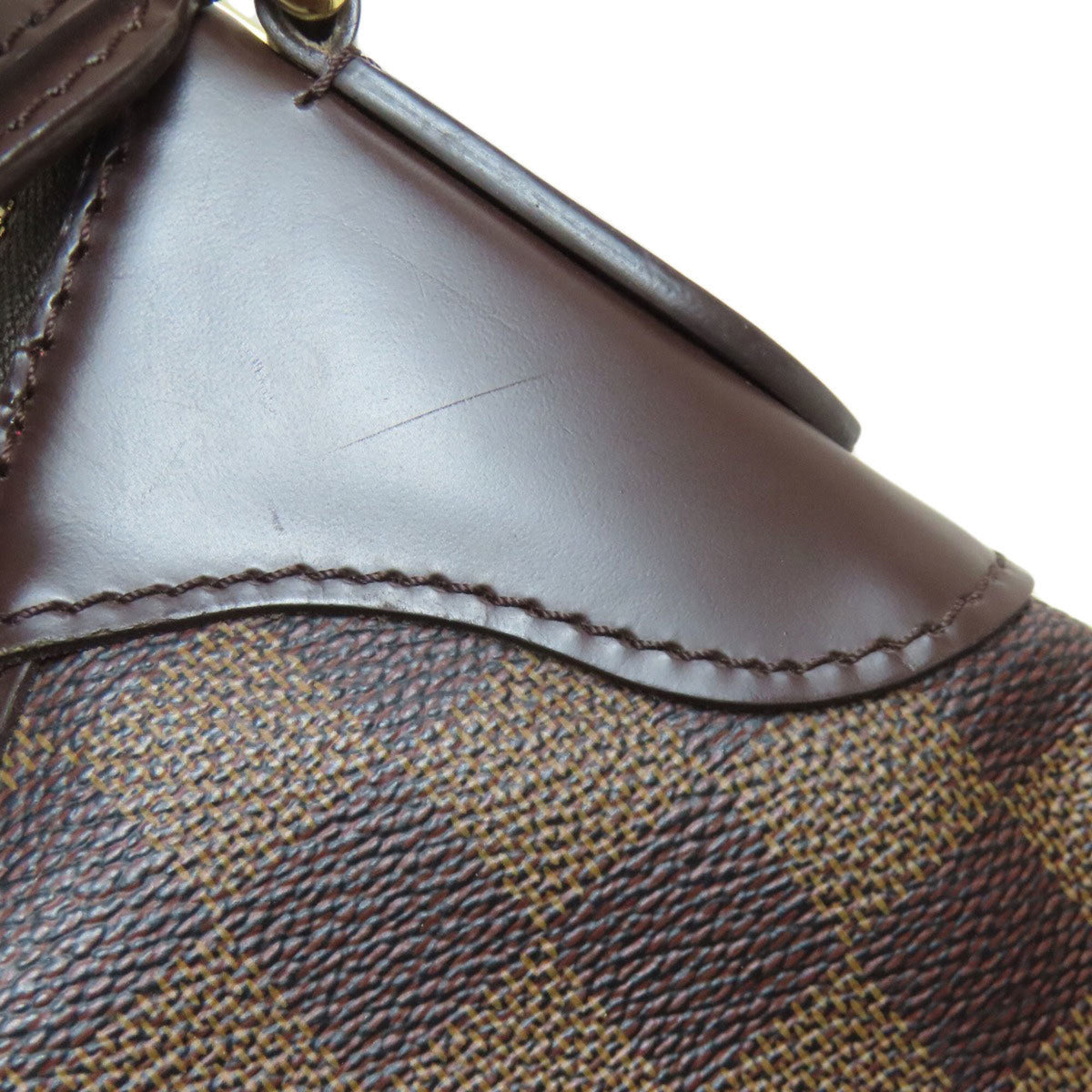 Louis Vuitton Damier Canvas Ebene Damier Canvas Shoulder Bag (Pre-Owned)