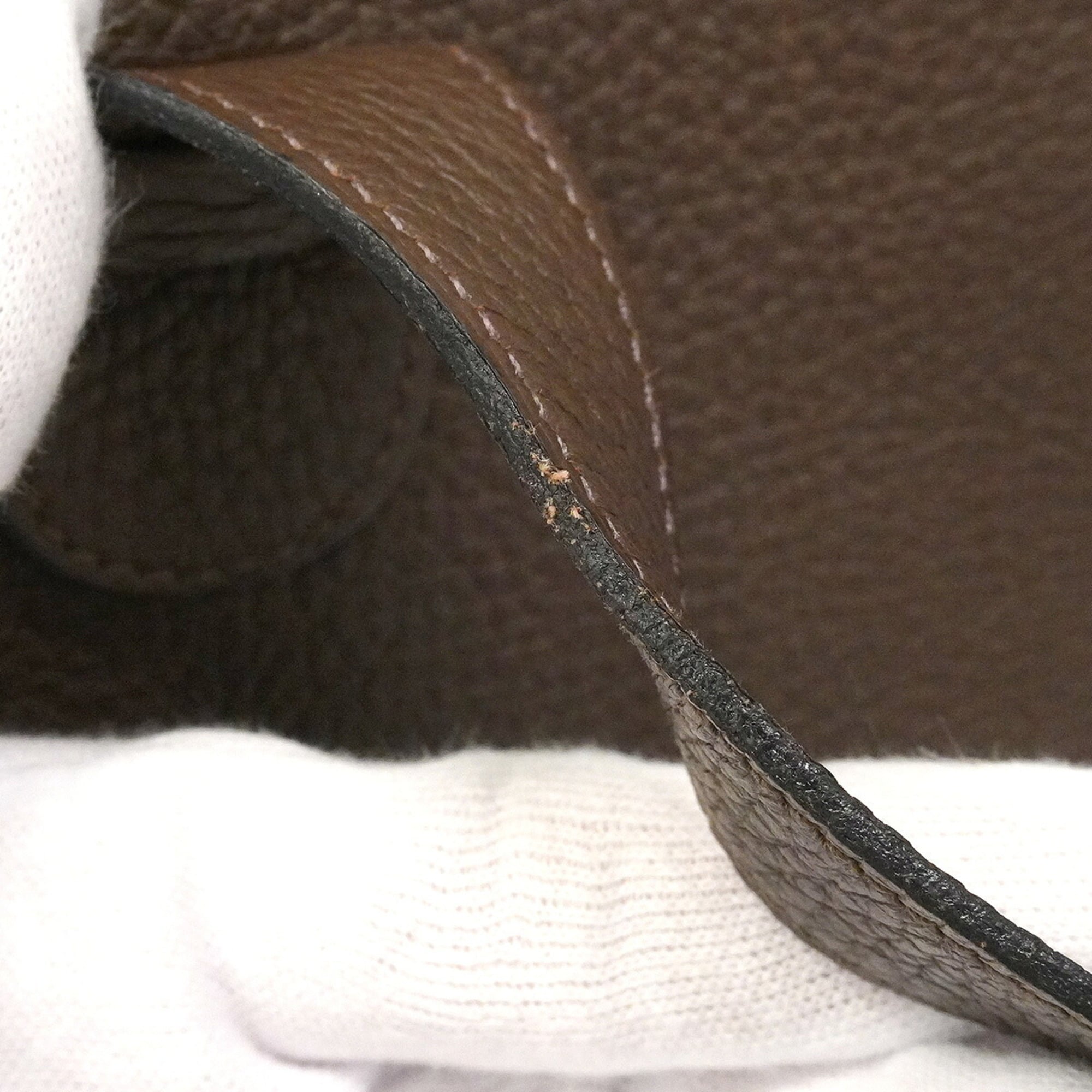Hermes Havane Taurillon Clemence Leather Shoulder Bag (Pre-Owned)