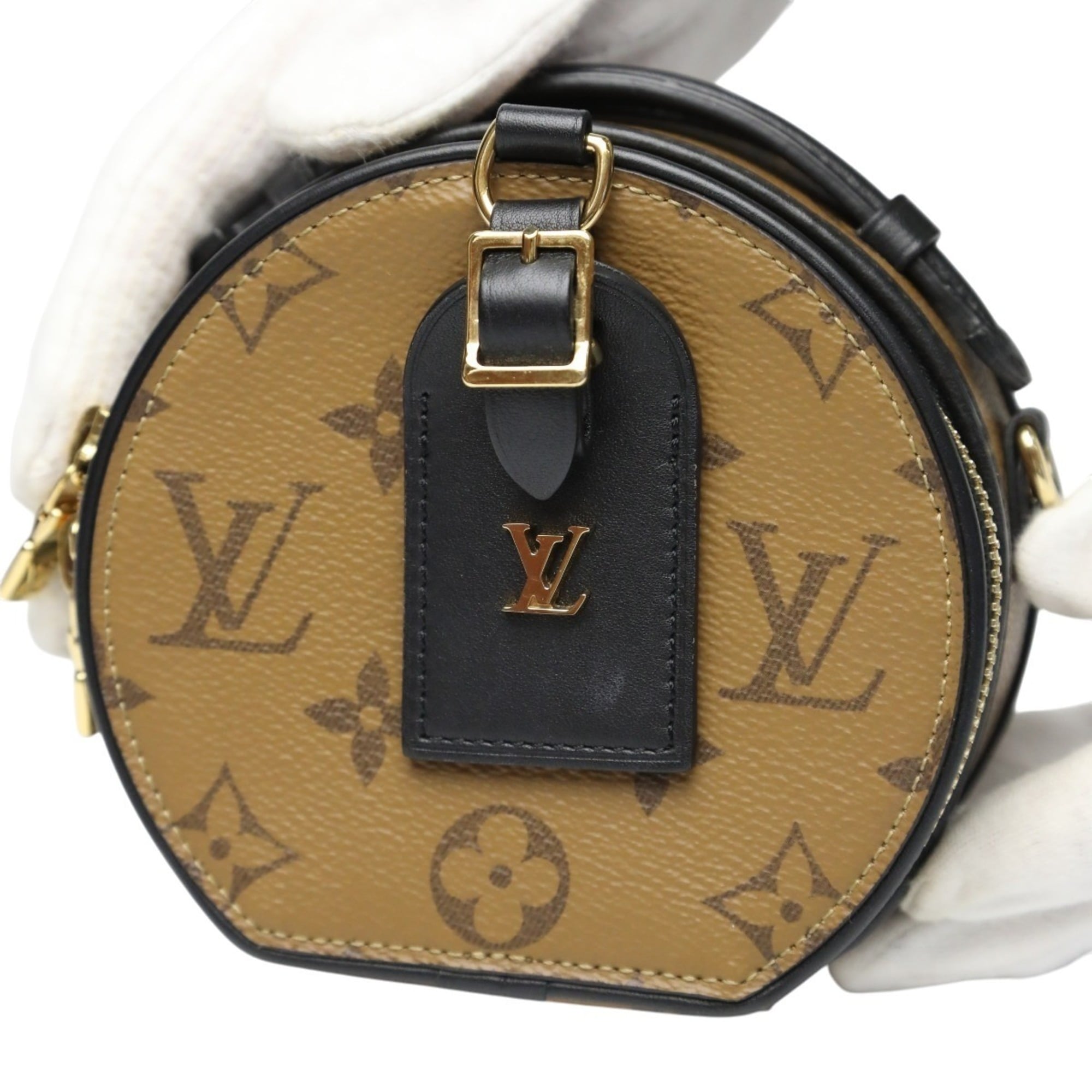 Louis Vuitton Brown Monogram Reverse Monogram Reverse Shoulder Bag (Pre-Owned)