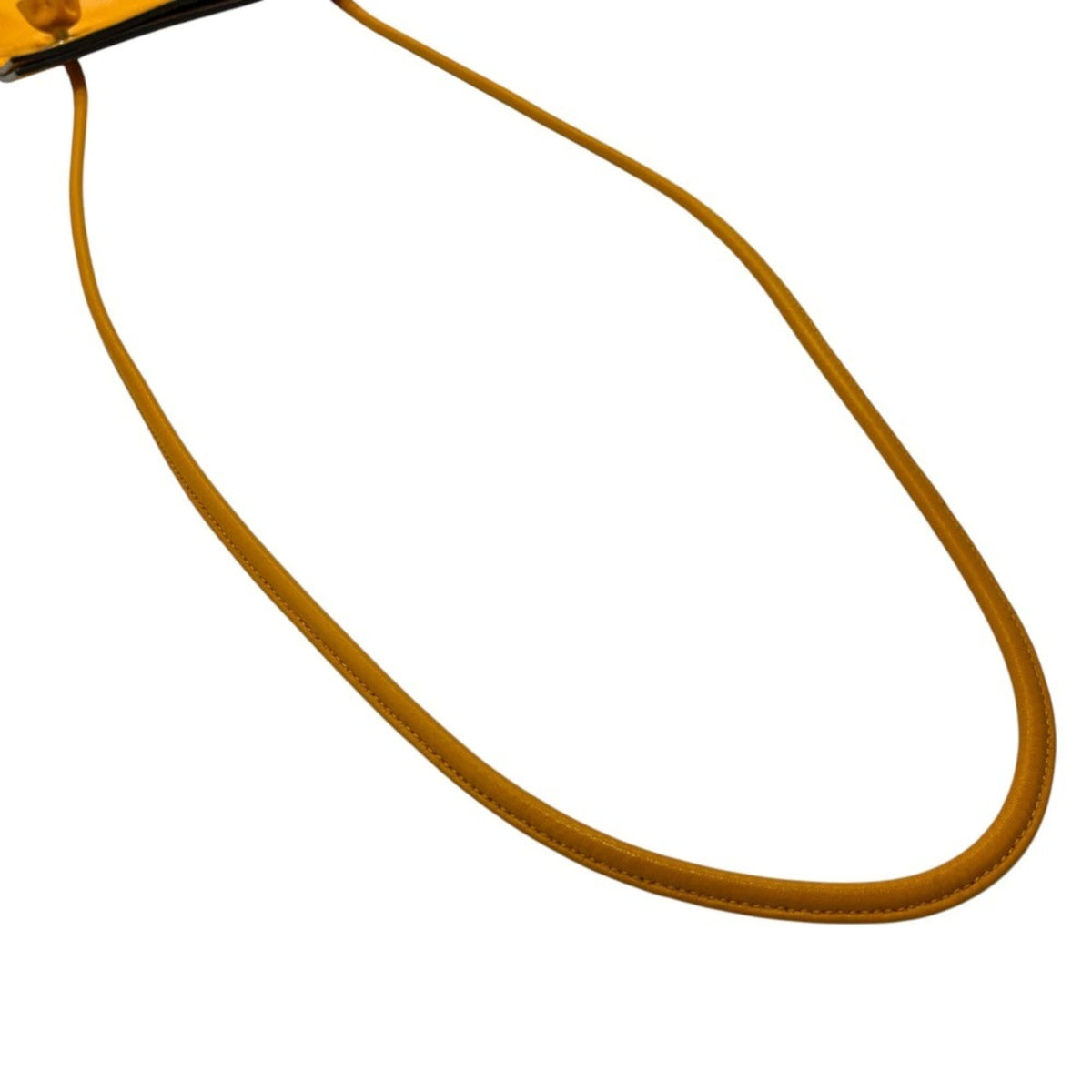 Hermes Yellow Swift Leather Pochette Shoulder Bag (Pre-Owned)