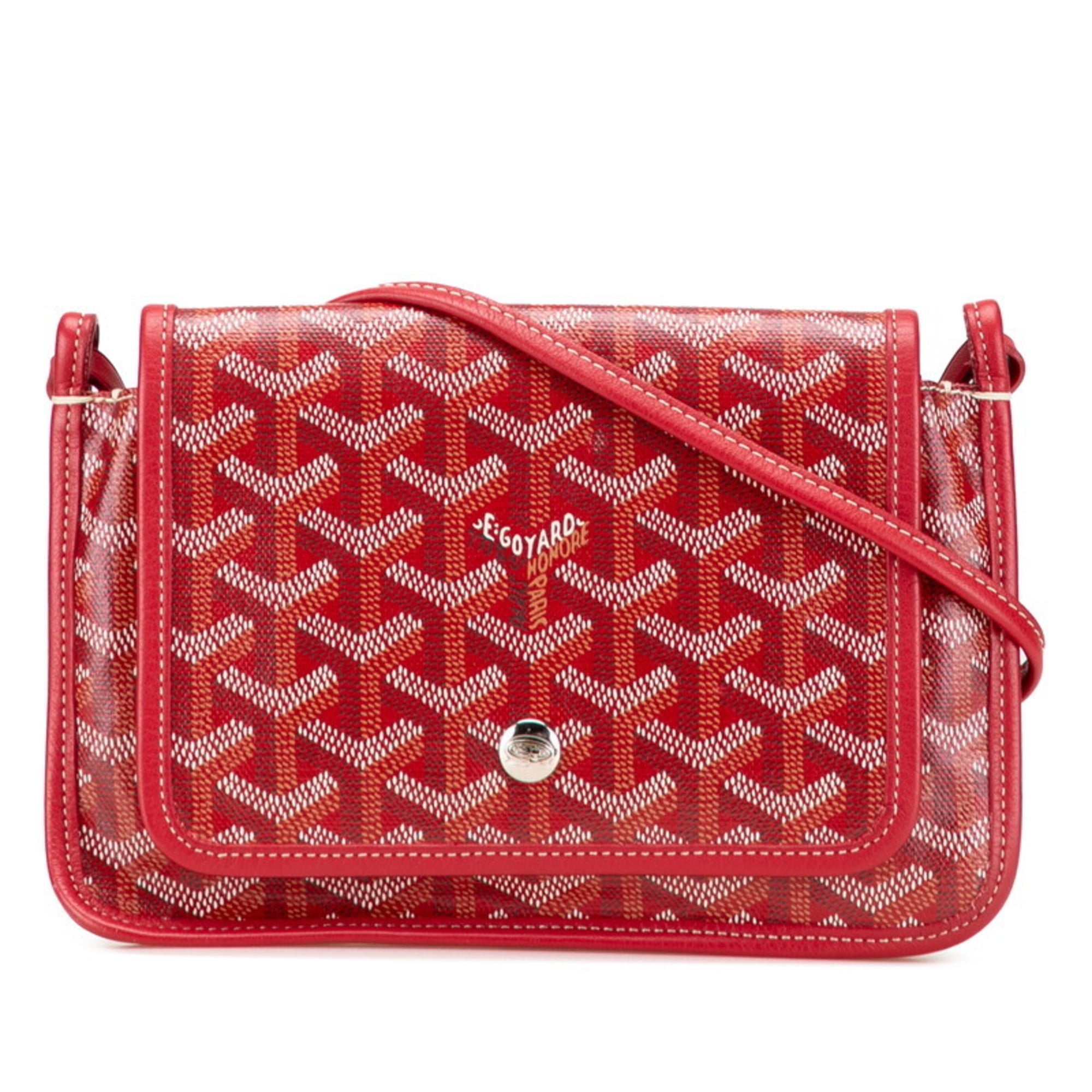 Goyard Red Color Pvc Leather Shoulder Bag (Pre-Owned)