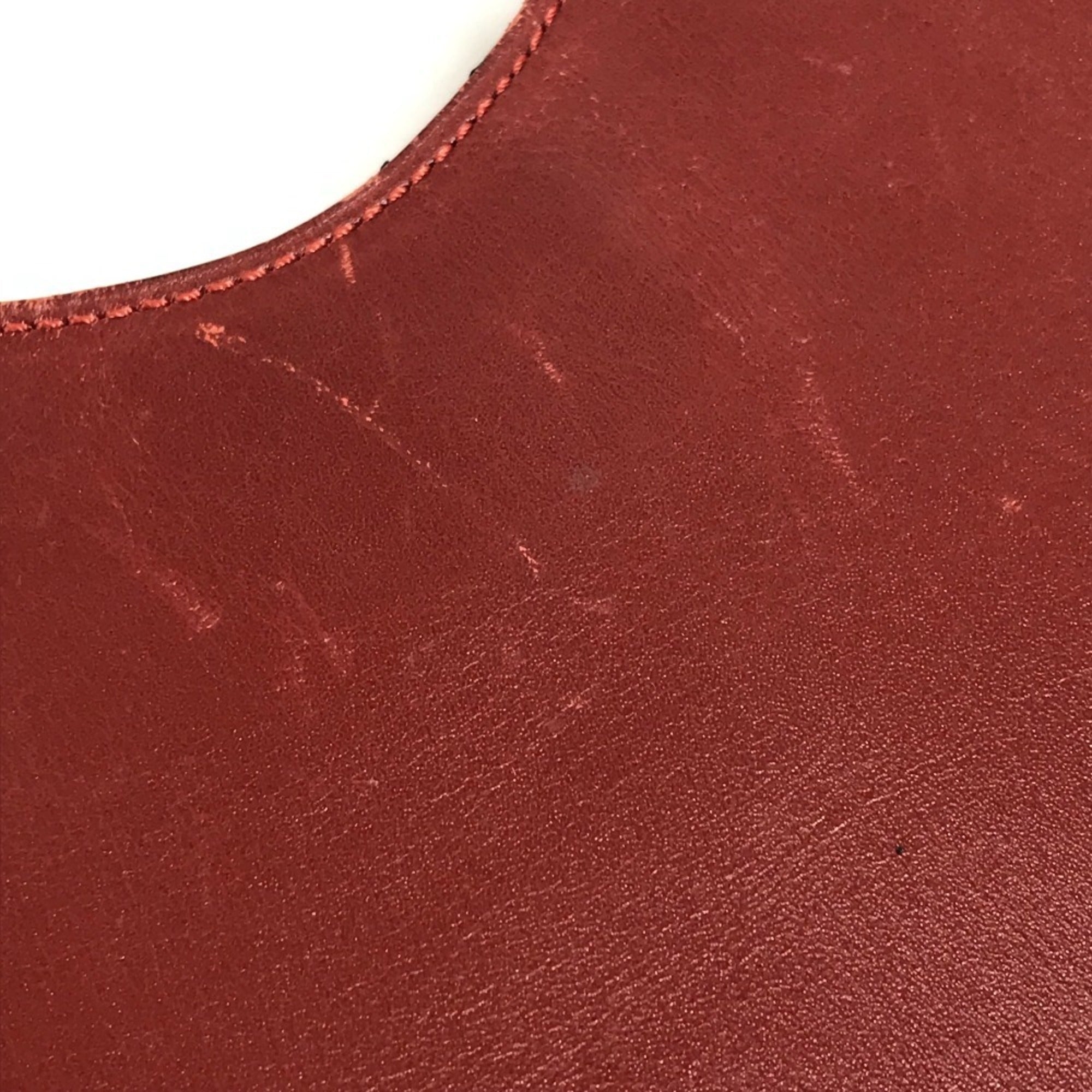 Hermes Brown Leather Pochette Shoulder Bag (Pre-Owned)