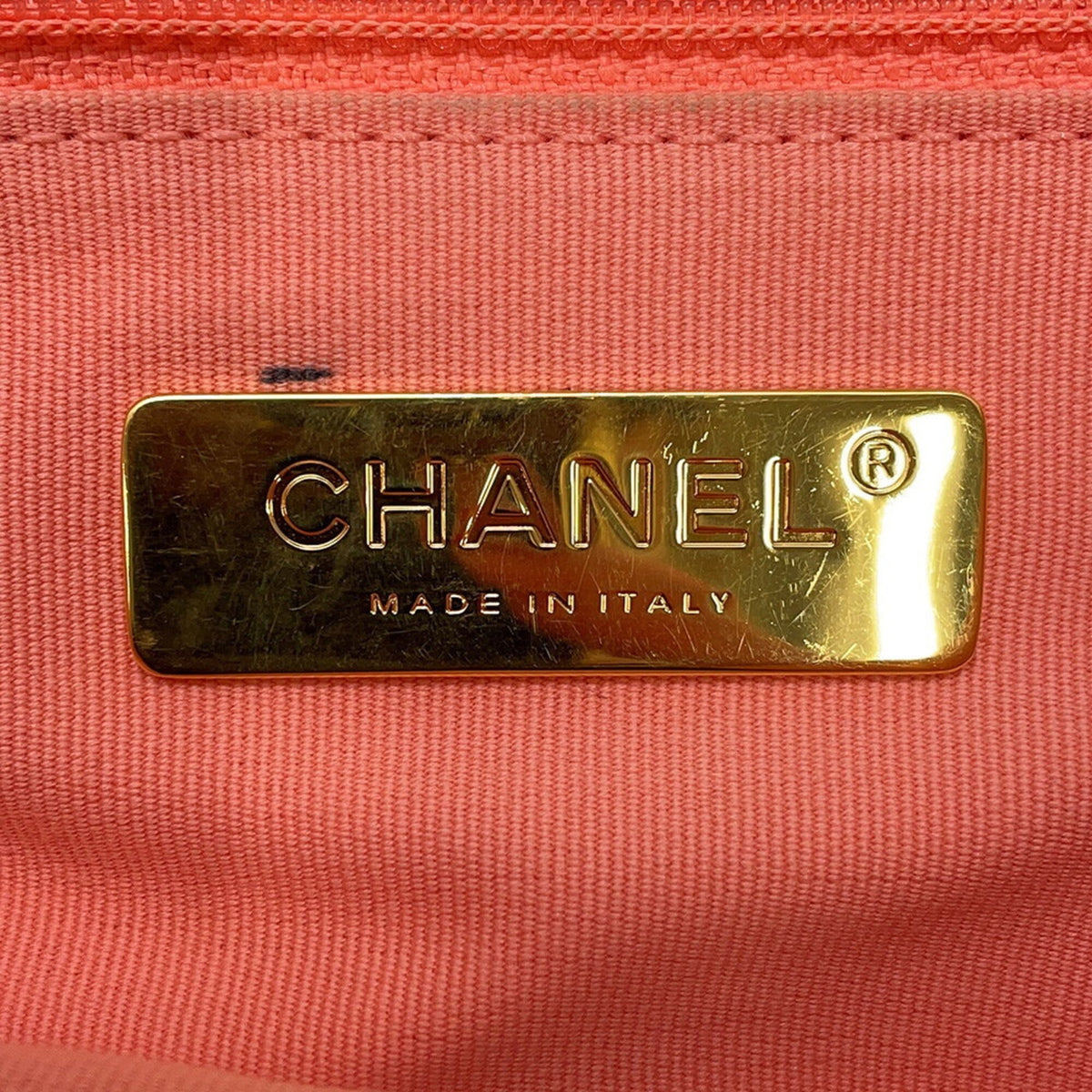 Chanel Matelasse Salmon Pink Leather Handbag Shoulder Bag (Pre-Owned)