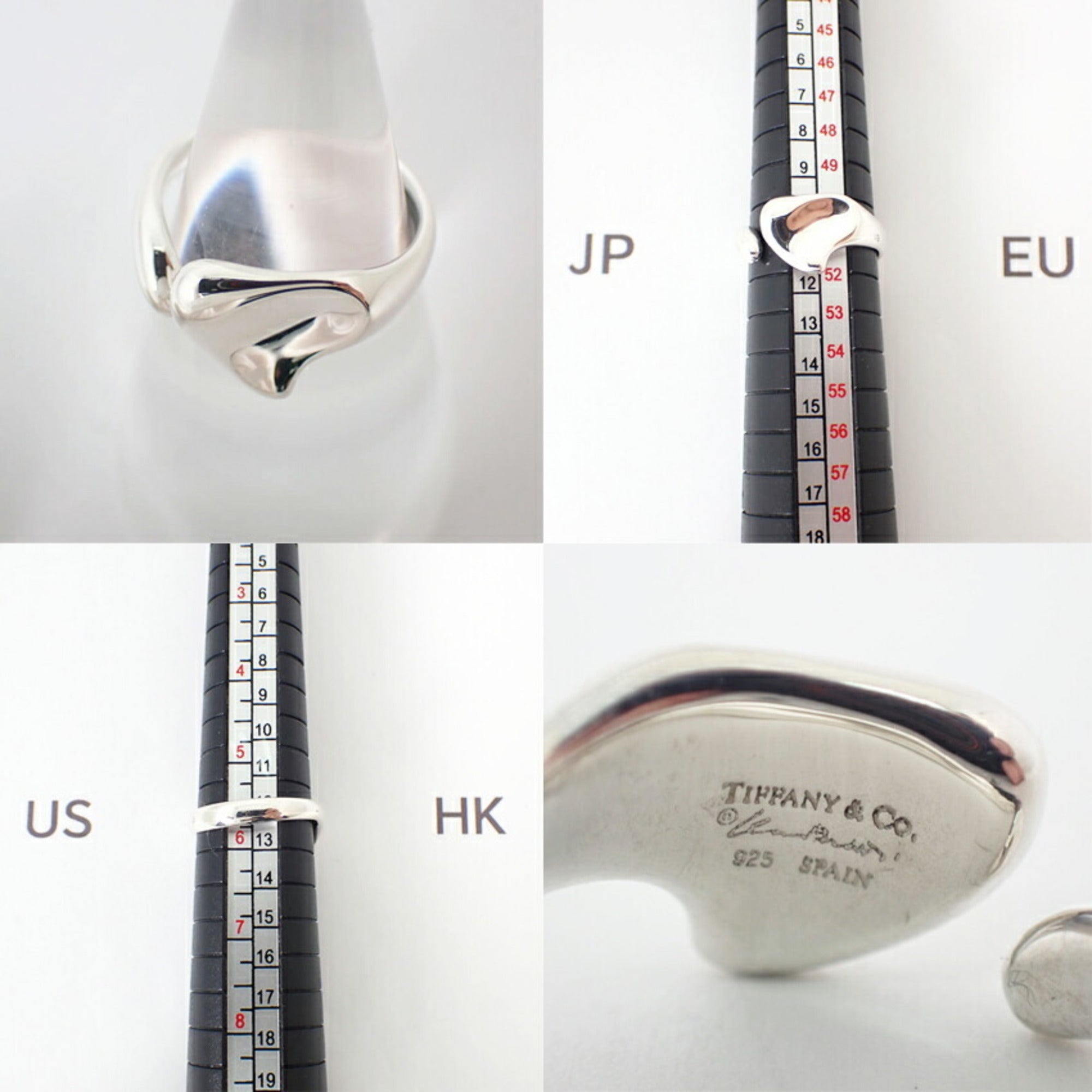 Tiffany Sterling Silver 925 Band Ring (Pre-Owned)