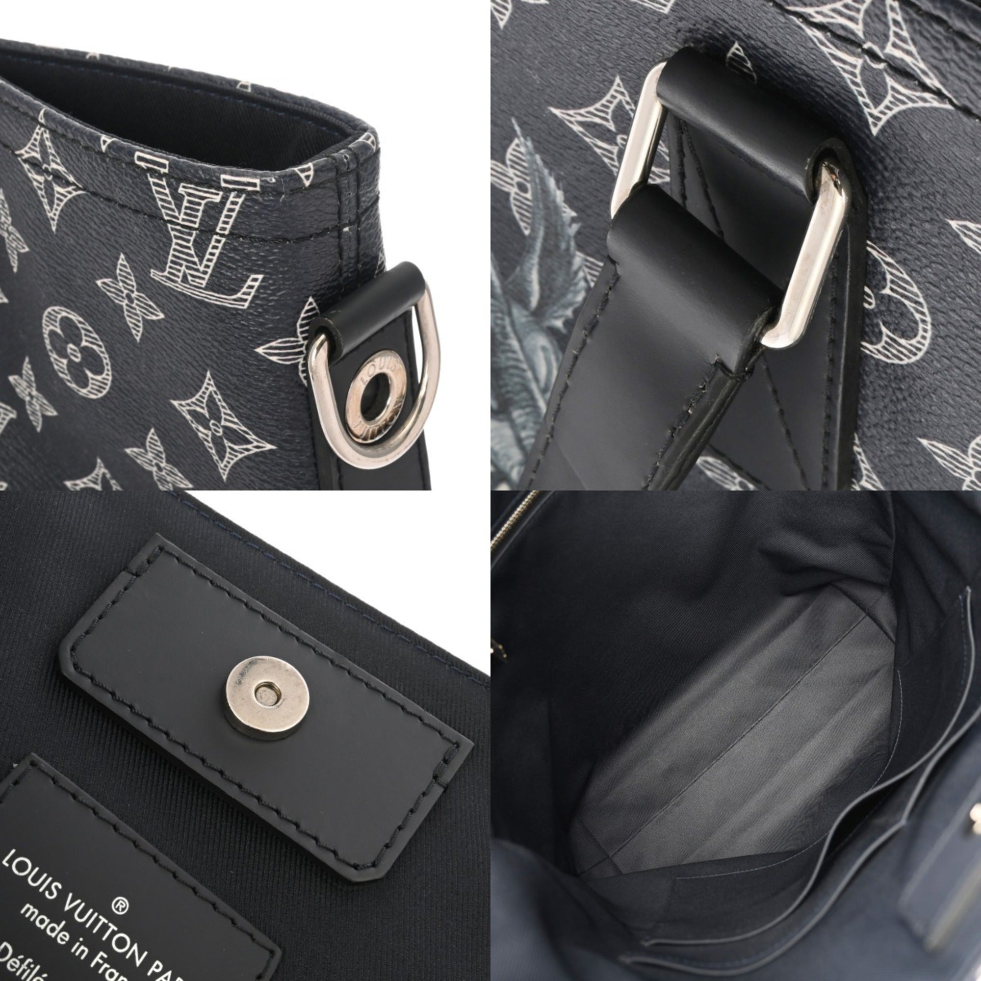Louis Vuitton Navy Monogram Tote Bag (Pre-Owned)