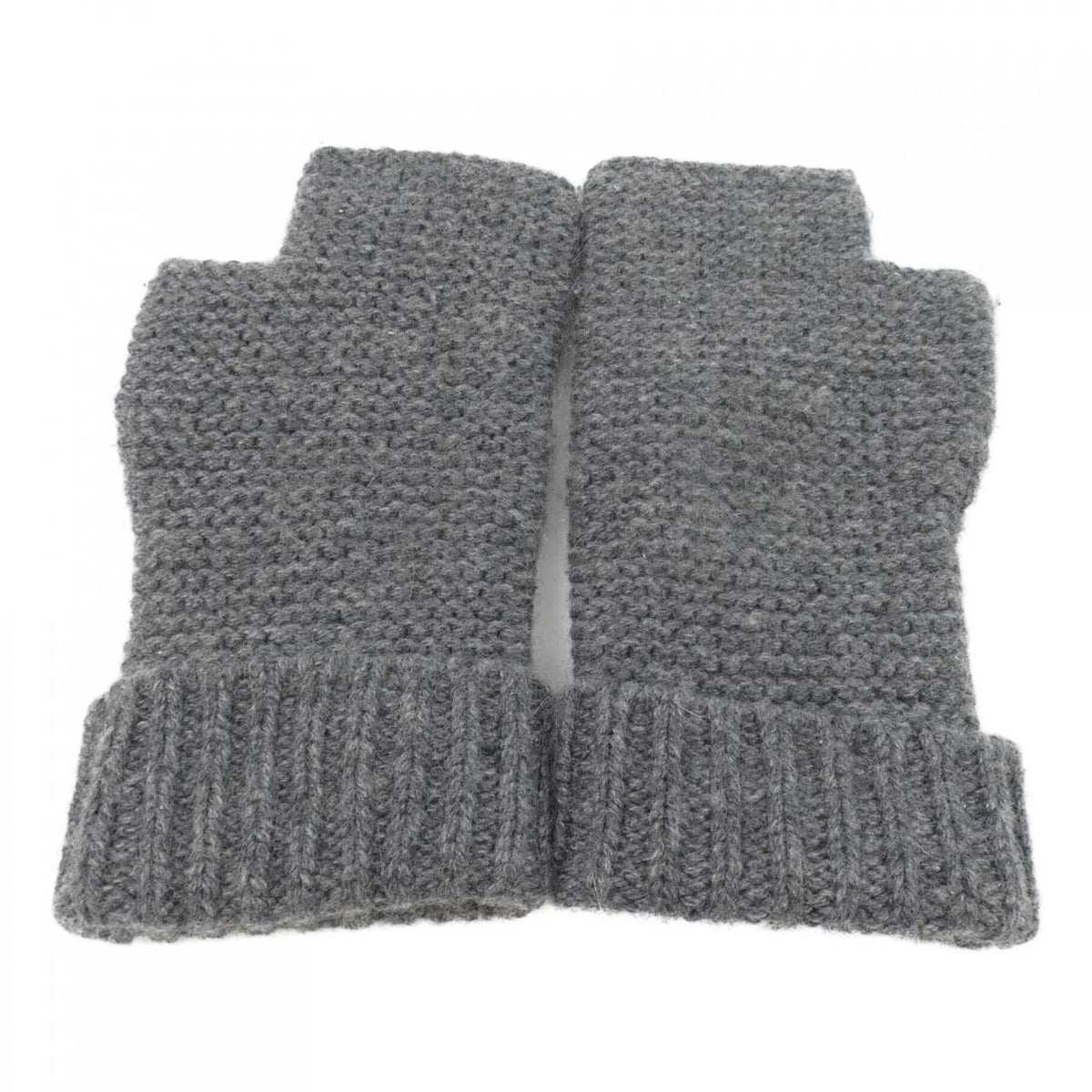 Hermes Gray Cashmere Warm Gloves (Pre-Owned)