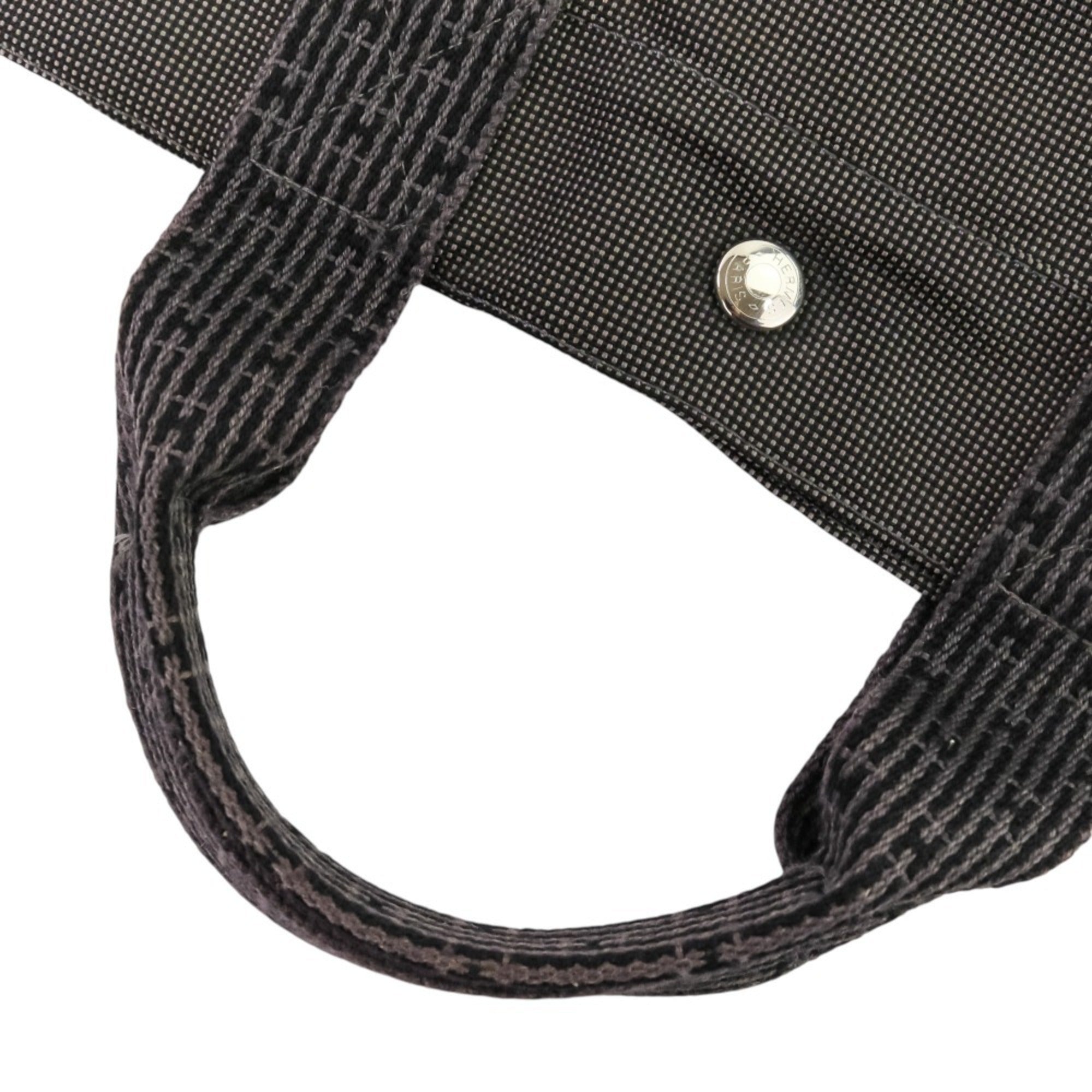 Hermes Her Line Gray Polyamide 69% Polyester 31% Tote Bag (Pre-Owned)