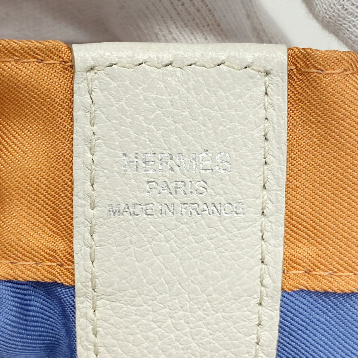 Hermes Orange Silk Shoulder Bag (Pre-Owned)