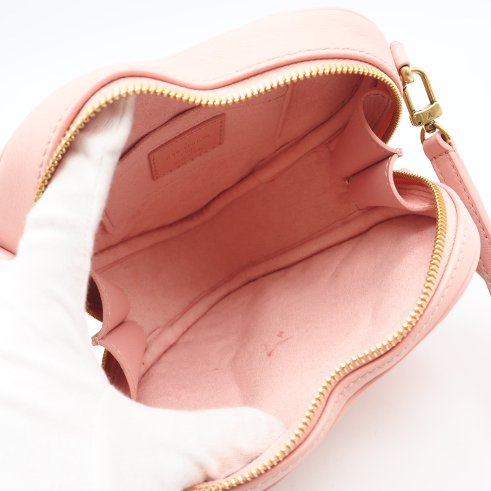 Louis Vuitton Pink Leather Shoulder Bag (Pre-Owned)