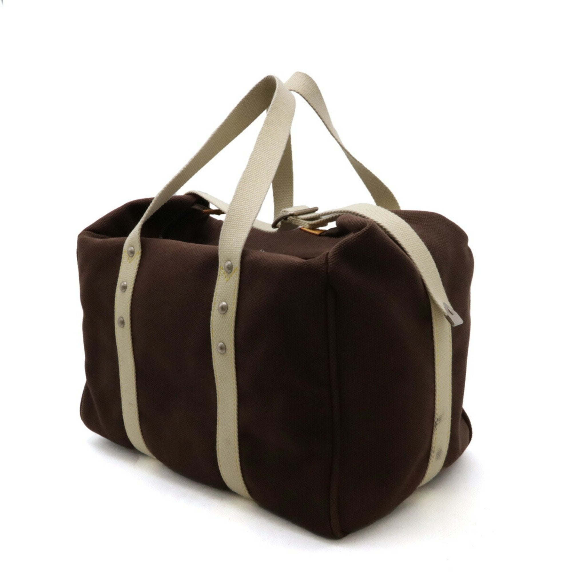Louis Vuitton Dark Brown Moka Canvas Boston Bag (Pre-Owned)