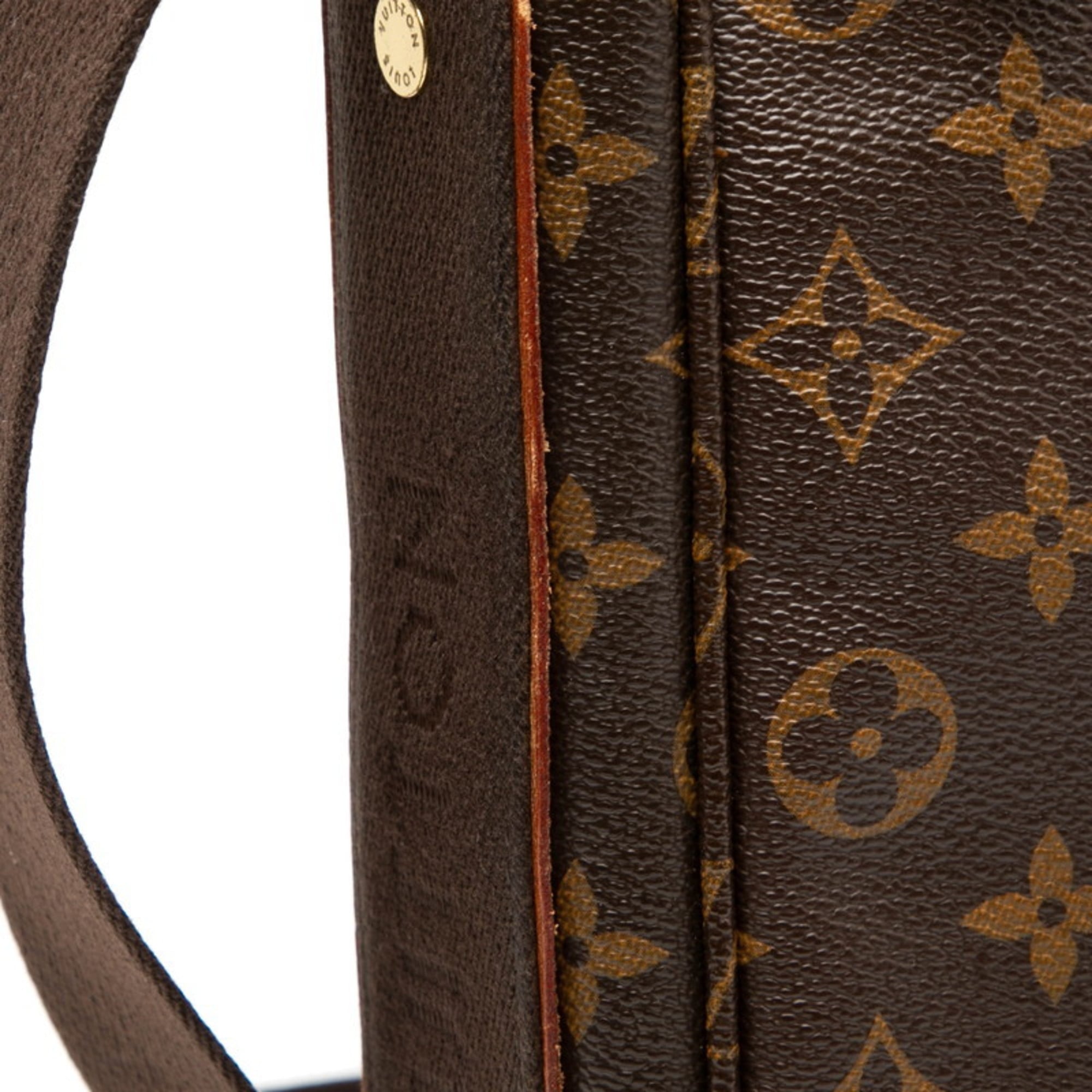 Louis Vuitton Brown Pvc Messenger Bag Shoulder Bag (Pre-Owned)