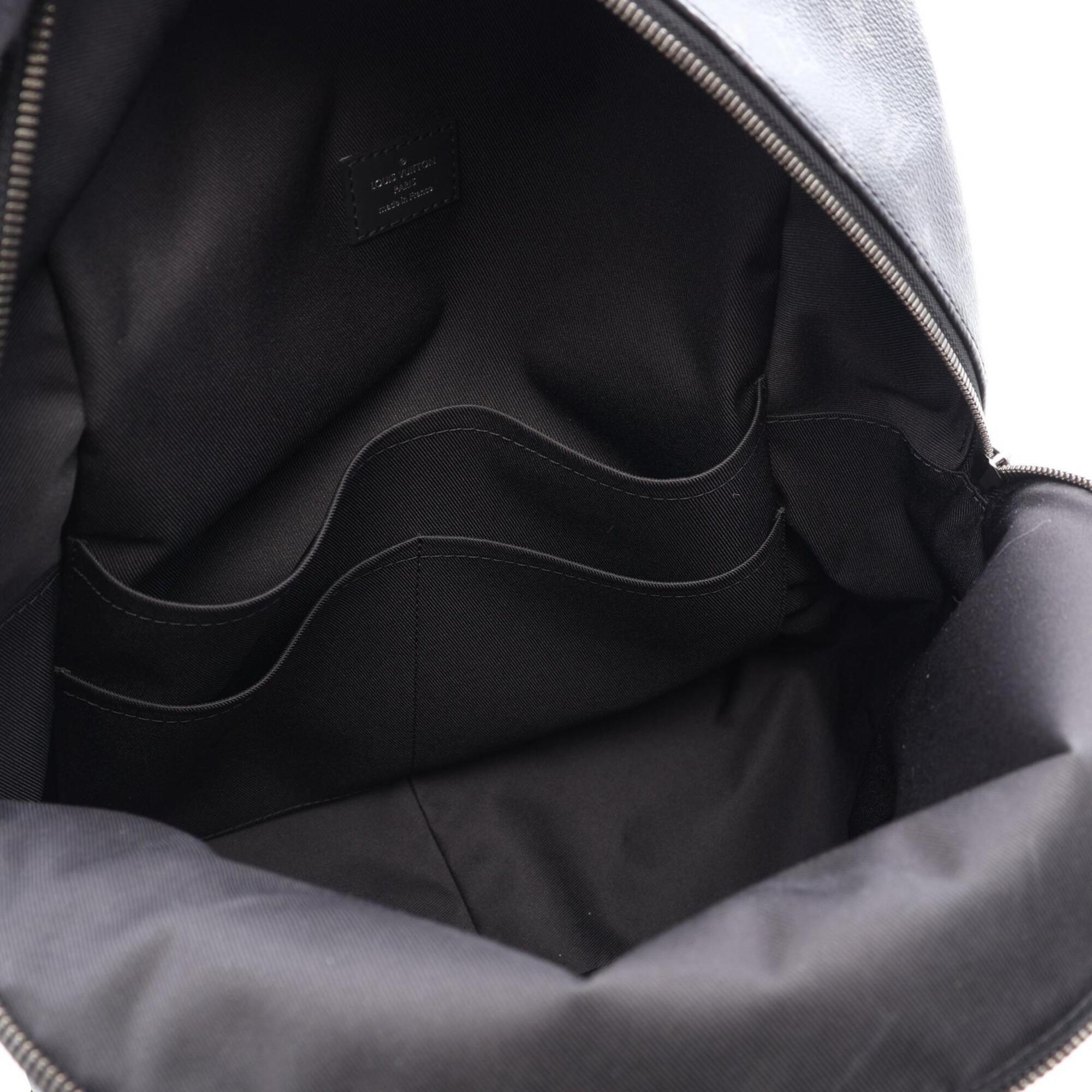 Louis Vuitton Black Monogram Eclipse Monogram Eclipse Leather Backpack (Pre-Owned)